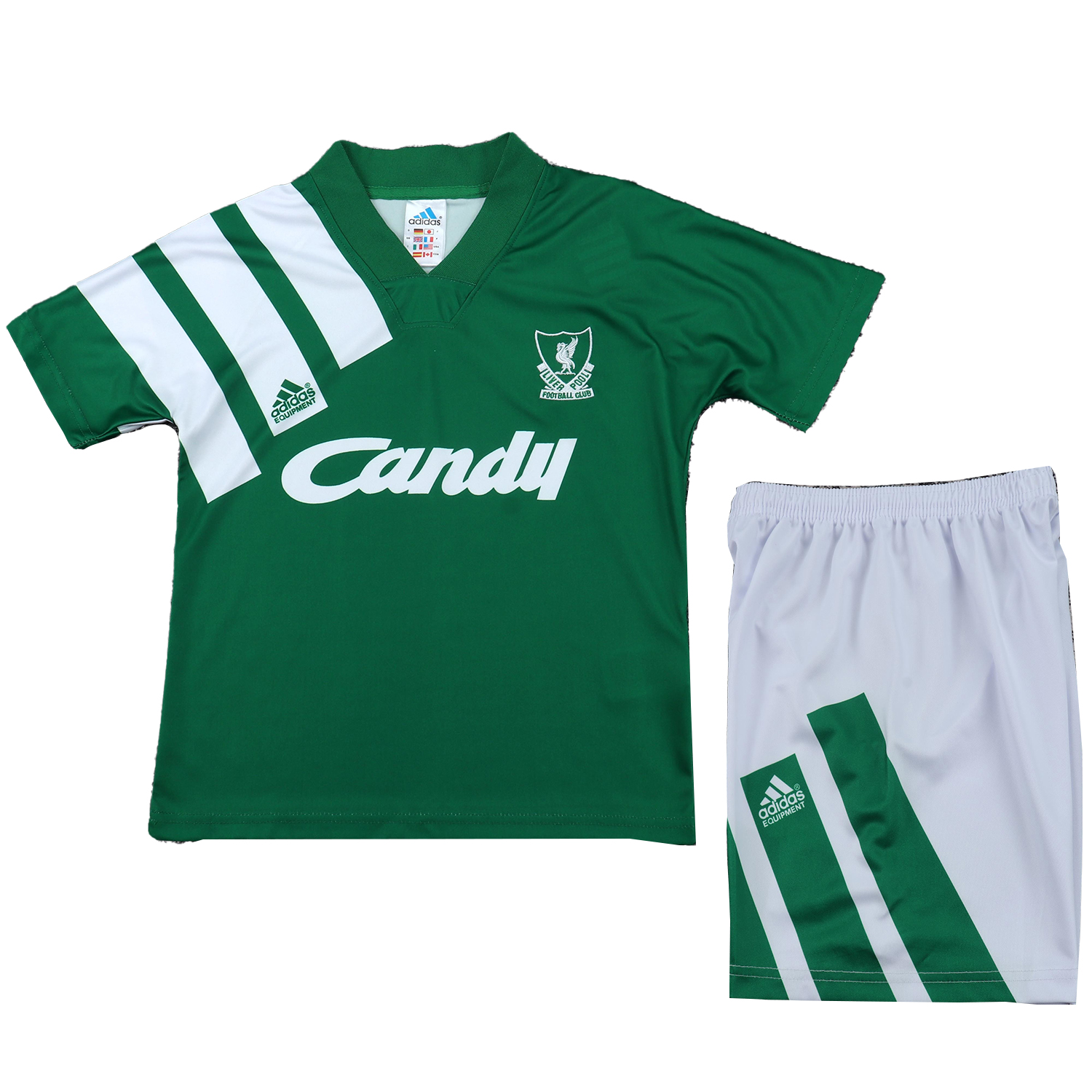 AlphaJersey-Retro Liver.pool 1991-92 Away Kids Kit