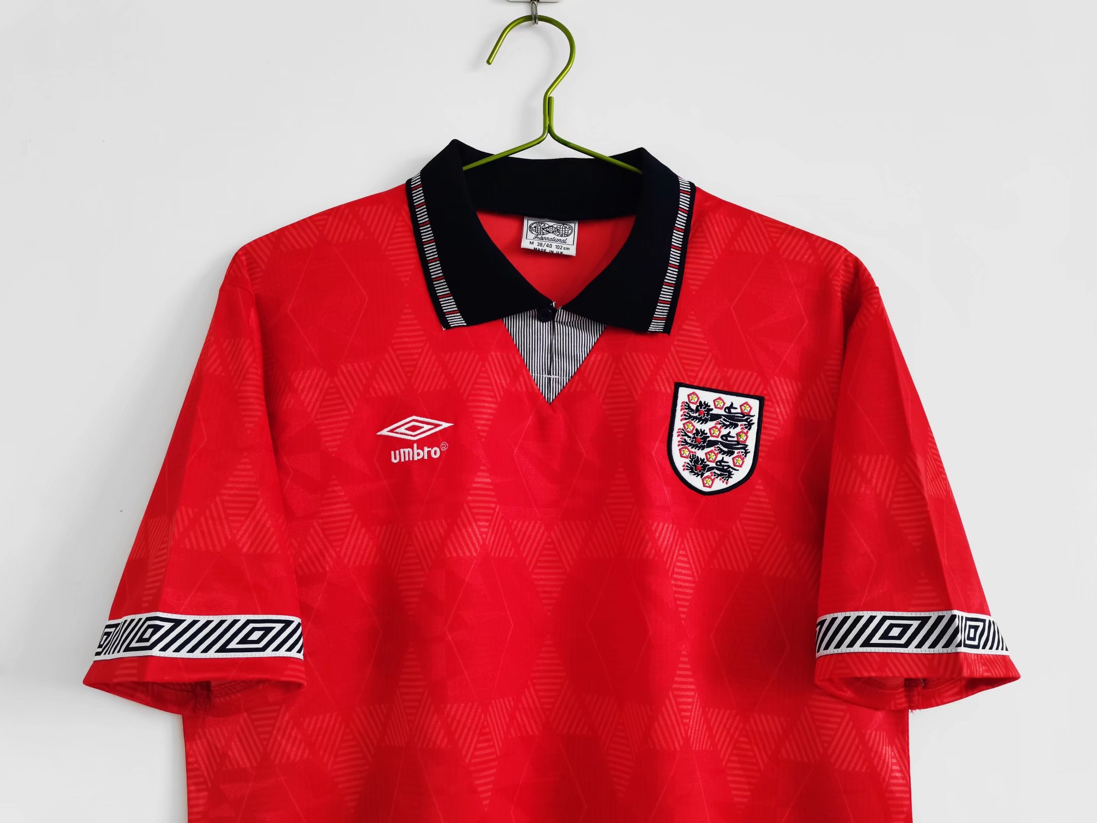 AlphaJersey-Retro England 1990 Away Stadium Jersey