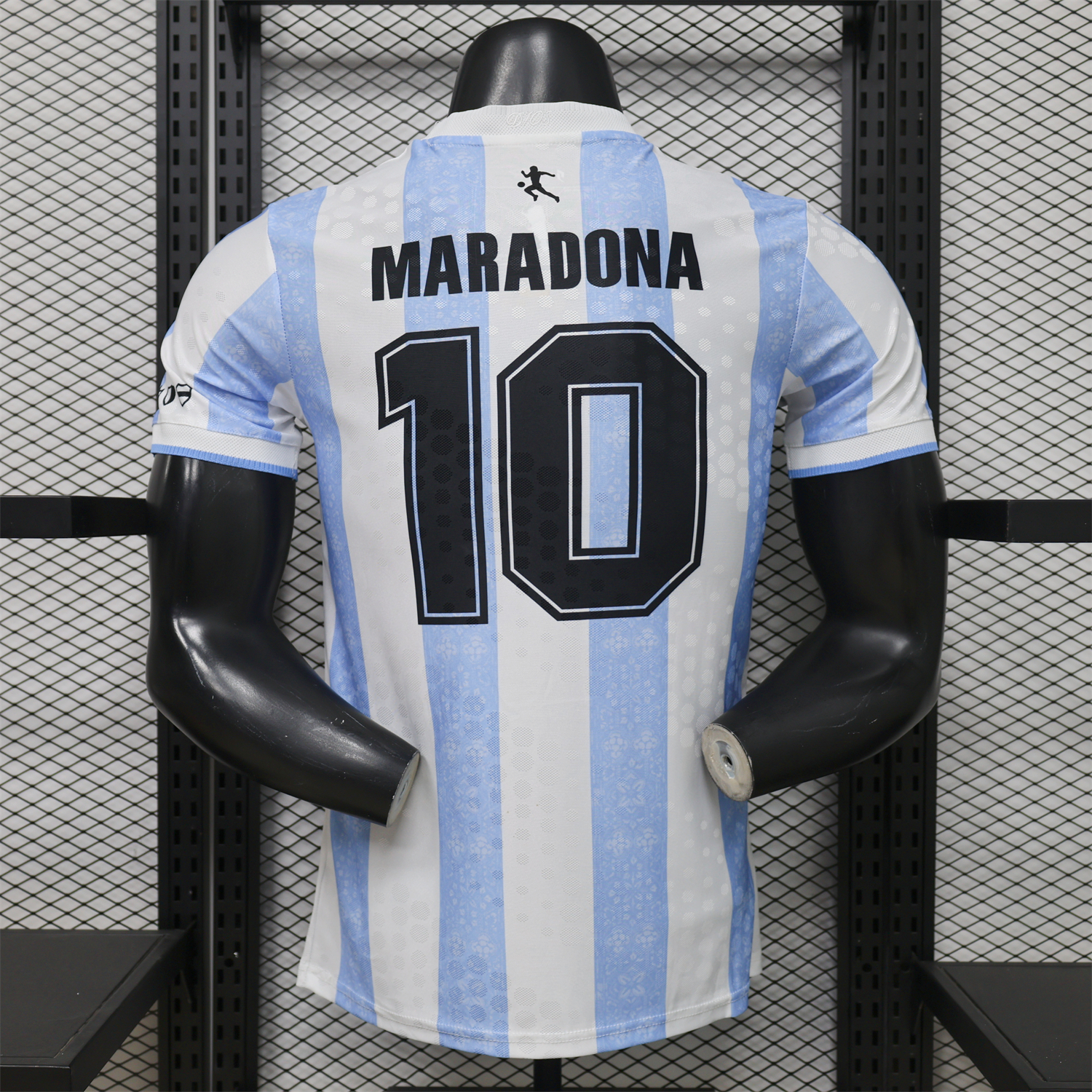 AlphaJersey-Argentina 2026 White Blue Maradona Special Kit - Player Version