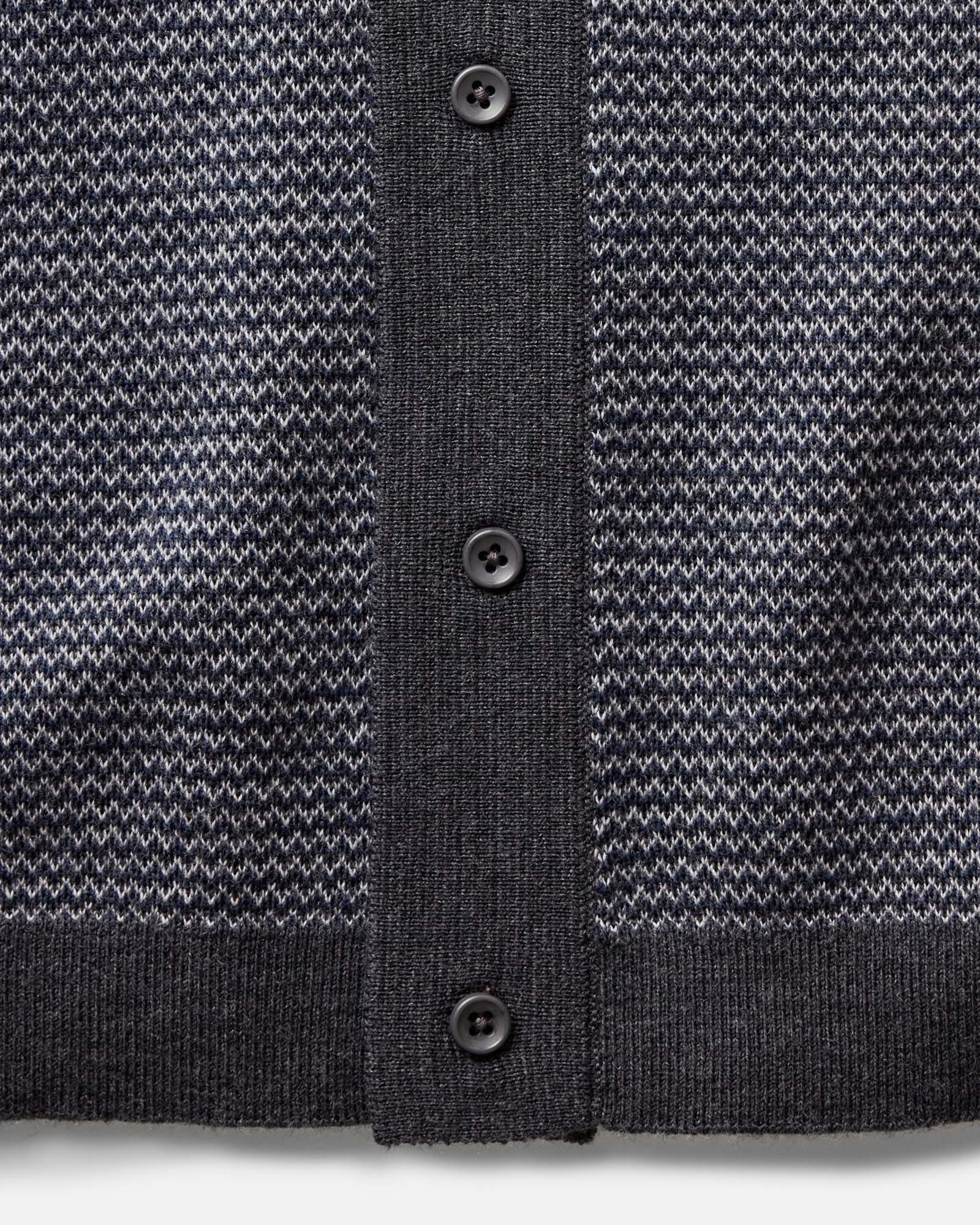 The Nichols Polo in Navy Birdseye Merino | Modern Menswear by yycbvcnbmmnbm