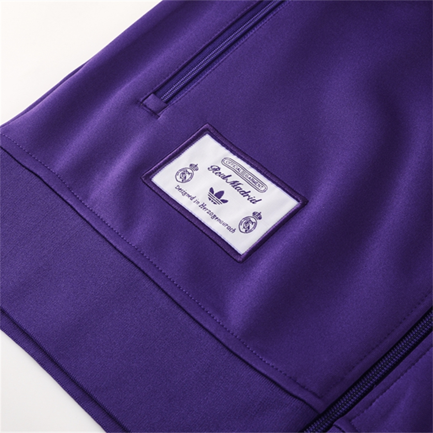AlphaJersey-Real Madrid 25-26 Purple Terrace Icon Jacket Training Tracksuit - Purple Jackets & Pants