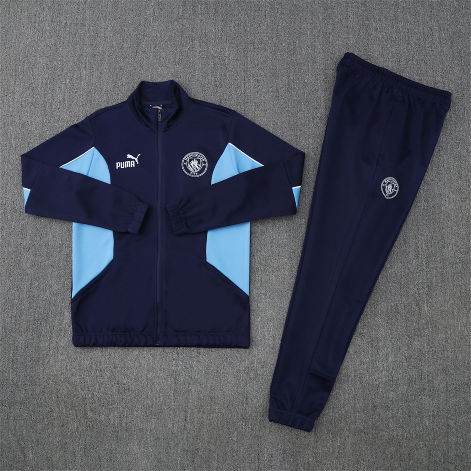 AlphaJersey-Manchester City 25-26 Jacket Training Tracksuit - Deep Blue Jackets & Pants