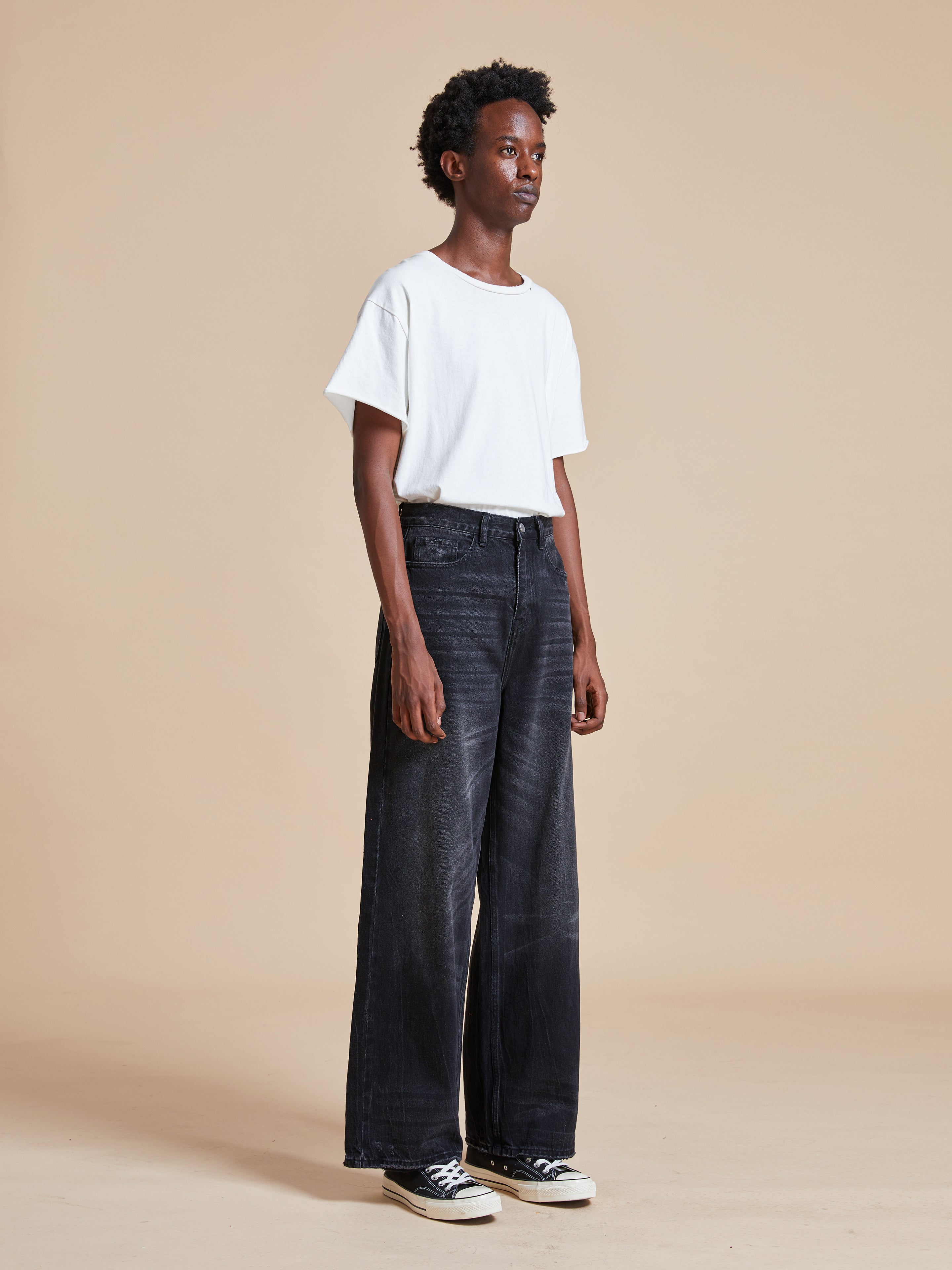 Lacy Baggy Jeans | Modern Menswear by yycbvcnbmmnbm