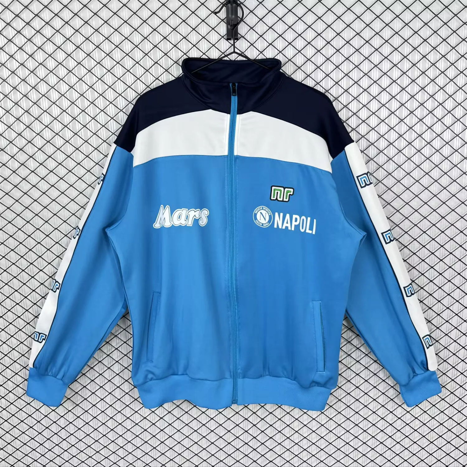 AlphaJersey-Retro Napoli 1989-90 Blue Windbreaker