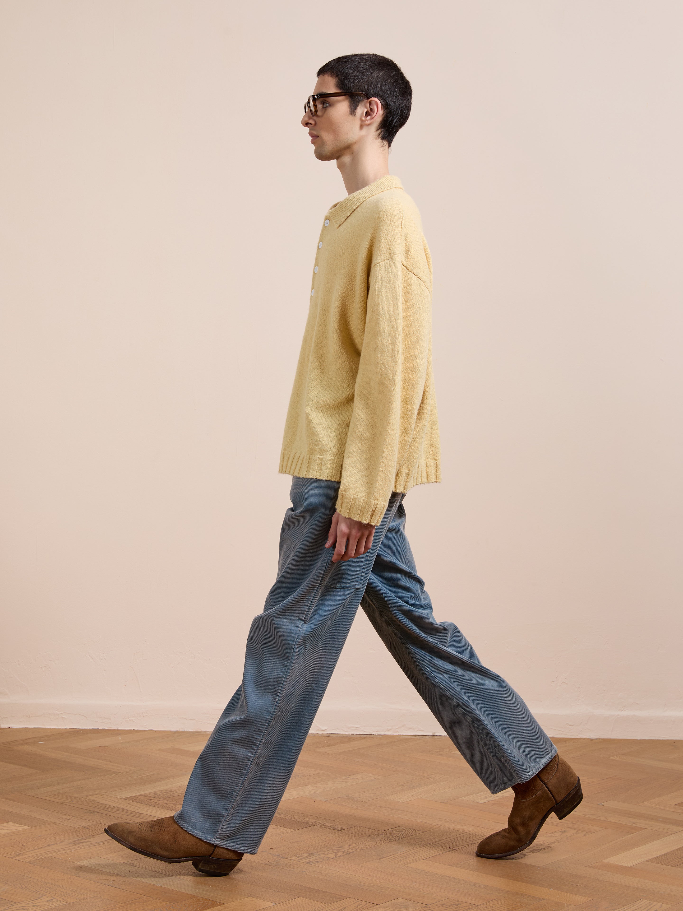 Knit LS Polo Sweater | Modern Menswear by yycbvcnbmmnbm