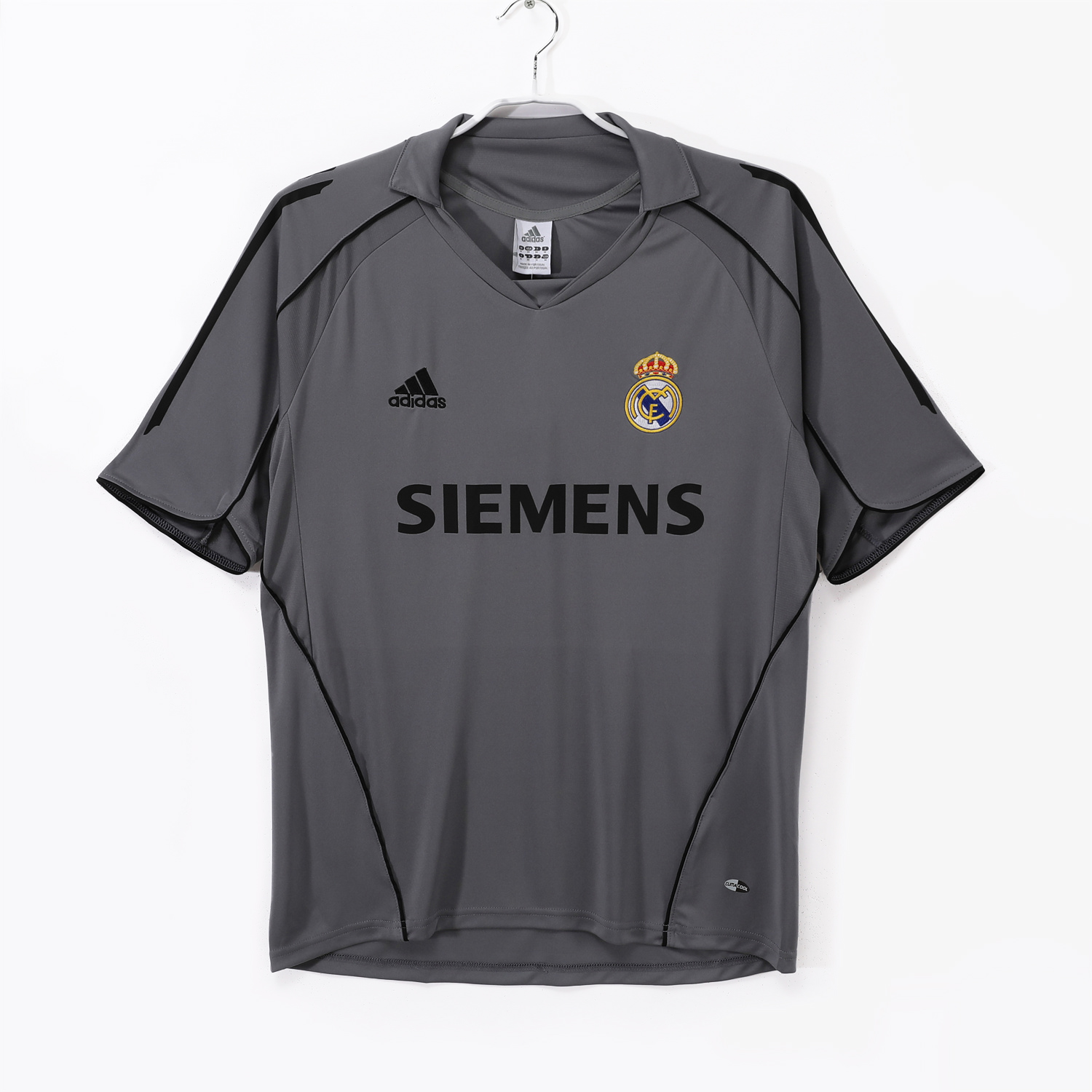 AlphaJersey-Retro Real Madrid 04-05 Third Grey Jersey