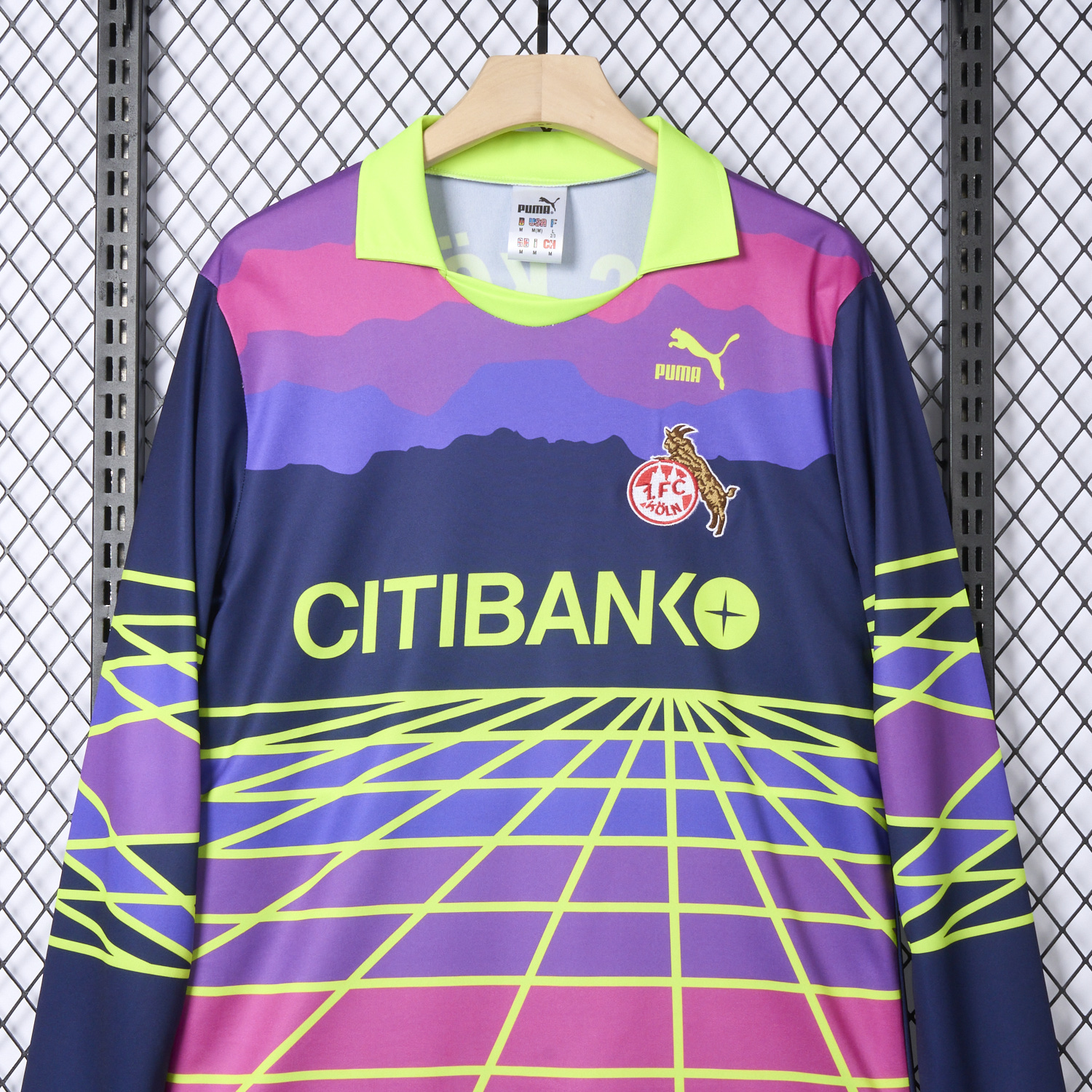 AlphaJersey-Retro 1. FC Köln 1991-92 Goalkeeper Long Sleeve Jersey