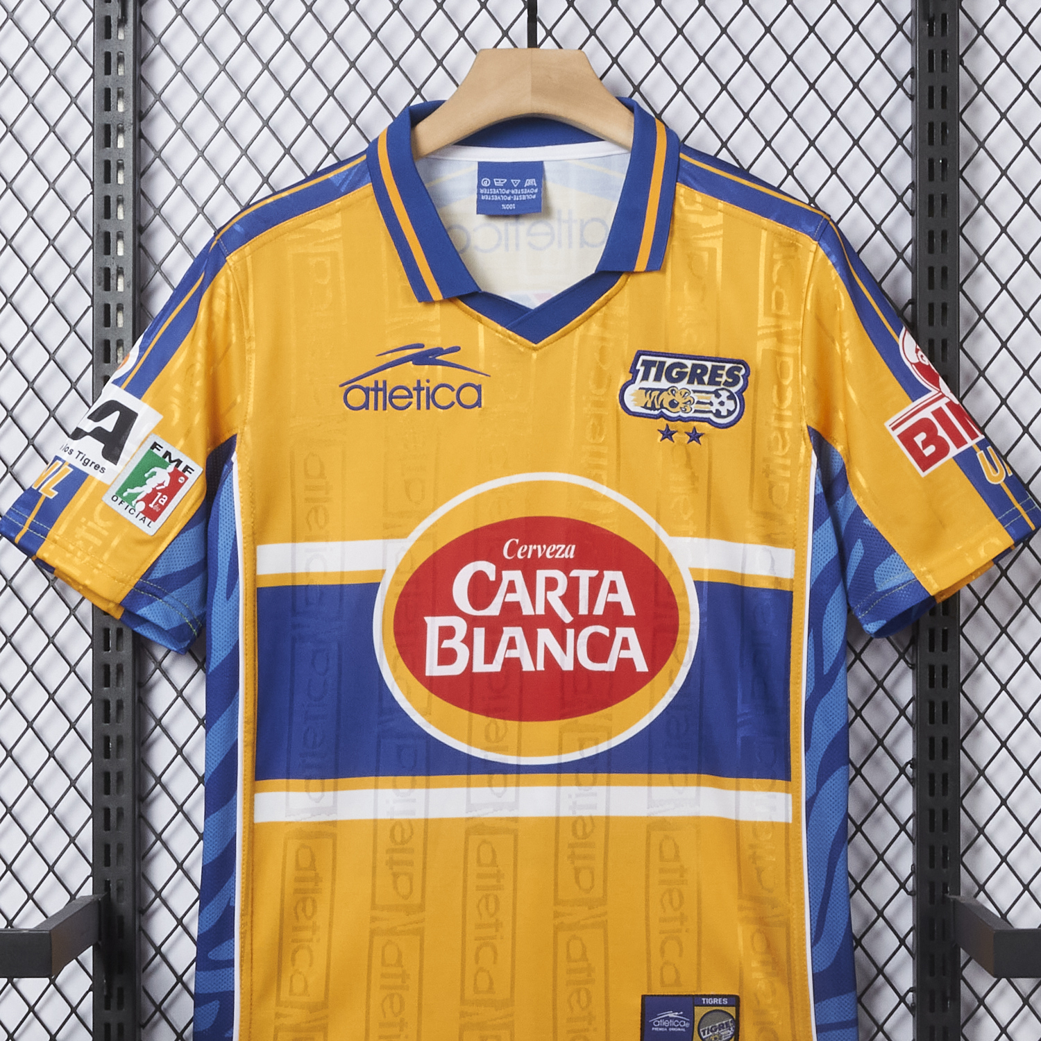 AlphaJersey-Retro Tigres UANL 1999-00 Home Jersey