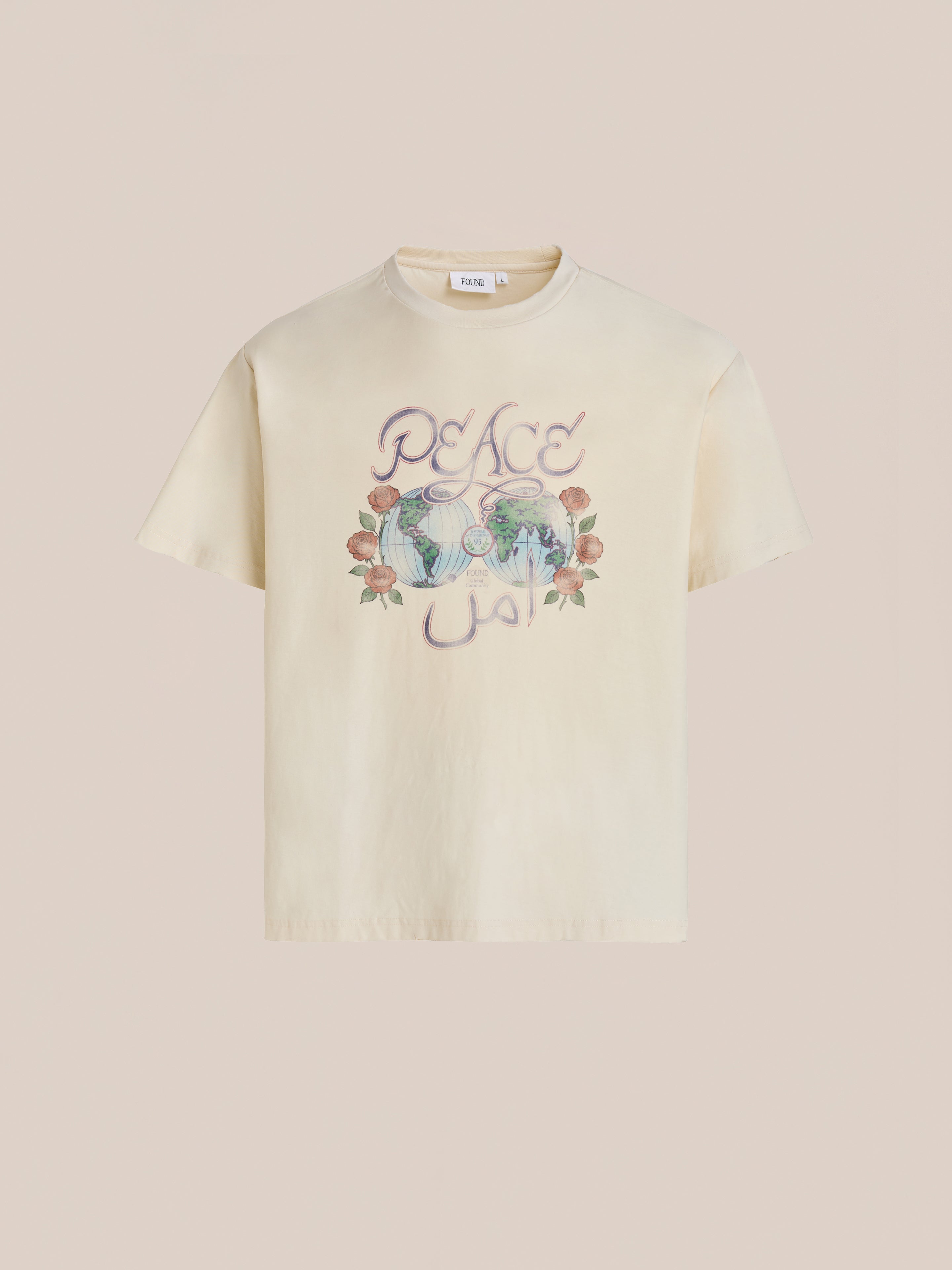 Peace Globe Tee | Modern Menswear by yycbvcnbmmnbm