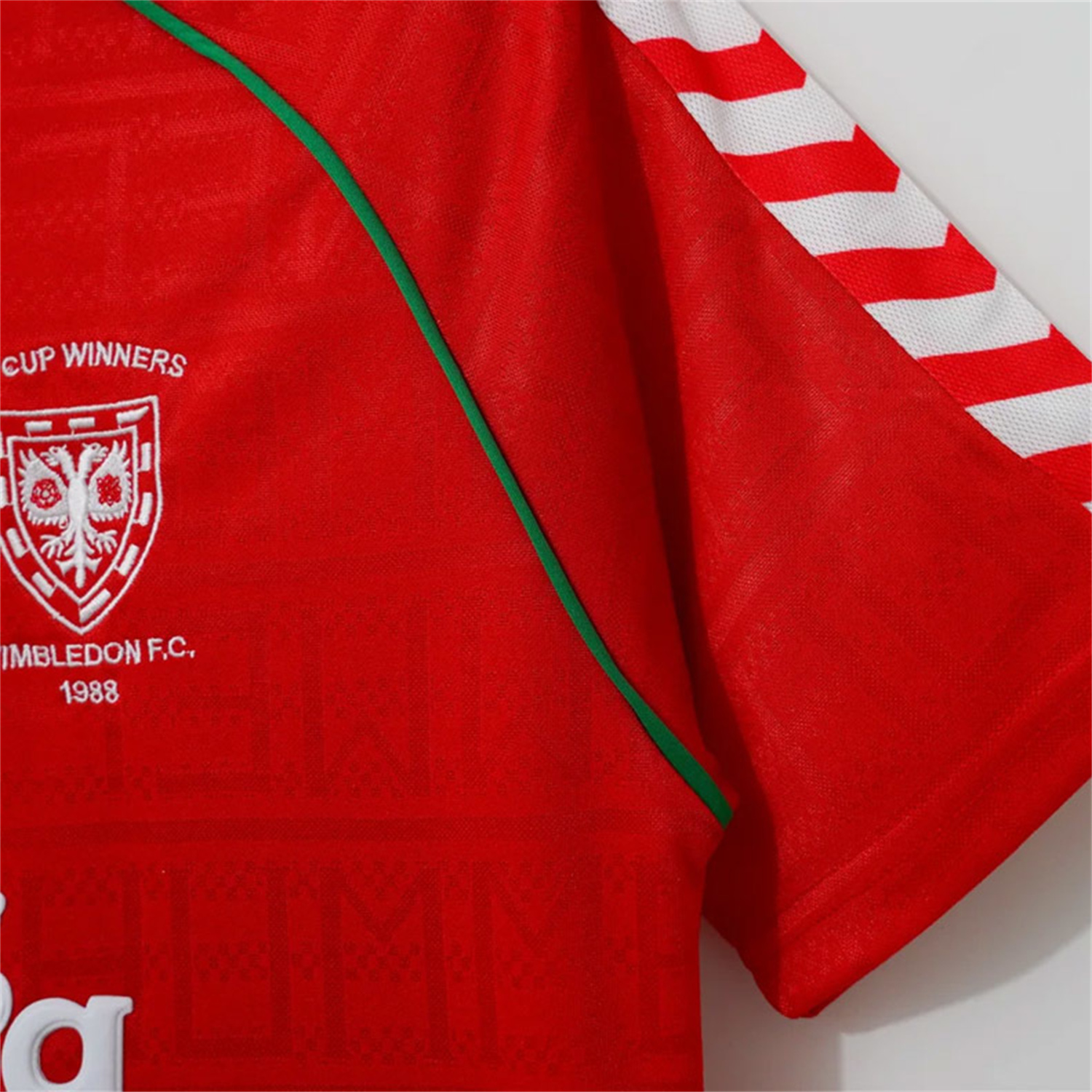 AlphaJersey-Retro Wimbledon 1988-89 Away Red Jersey