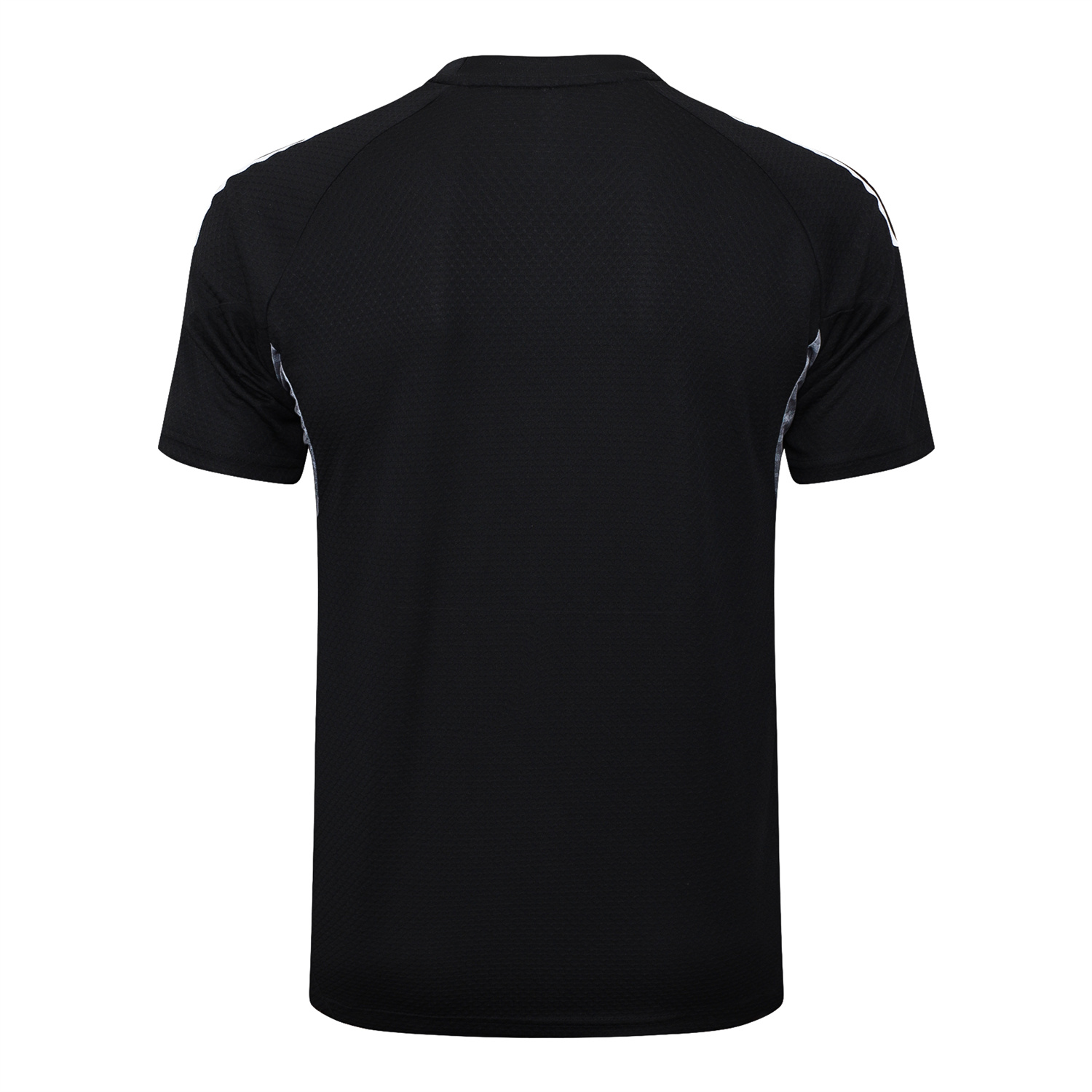 AlphaJersey-Real Madrid 25-26 Short-Sleeve Training Set - Black Top and Black Shorts