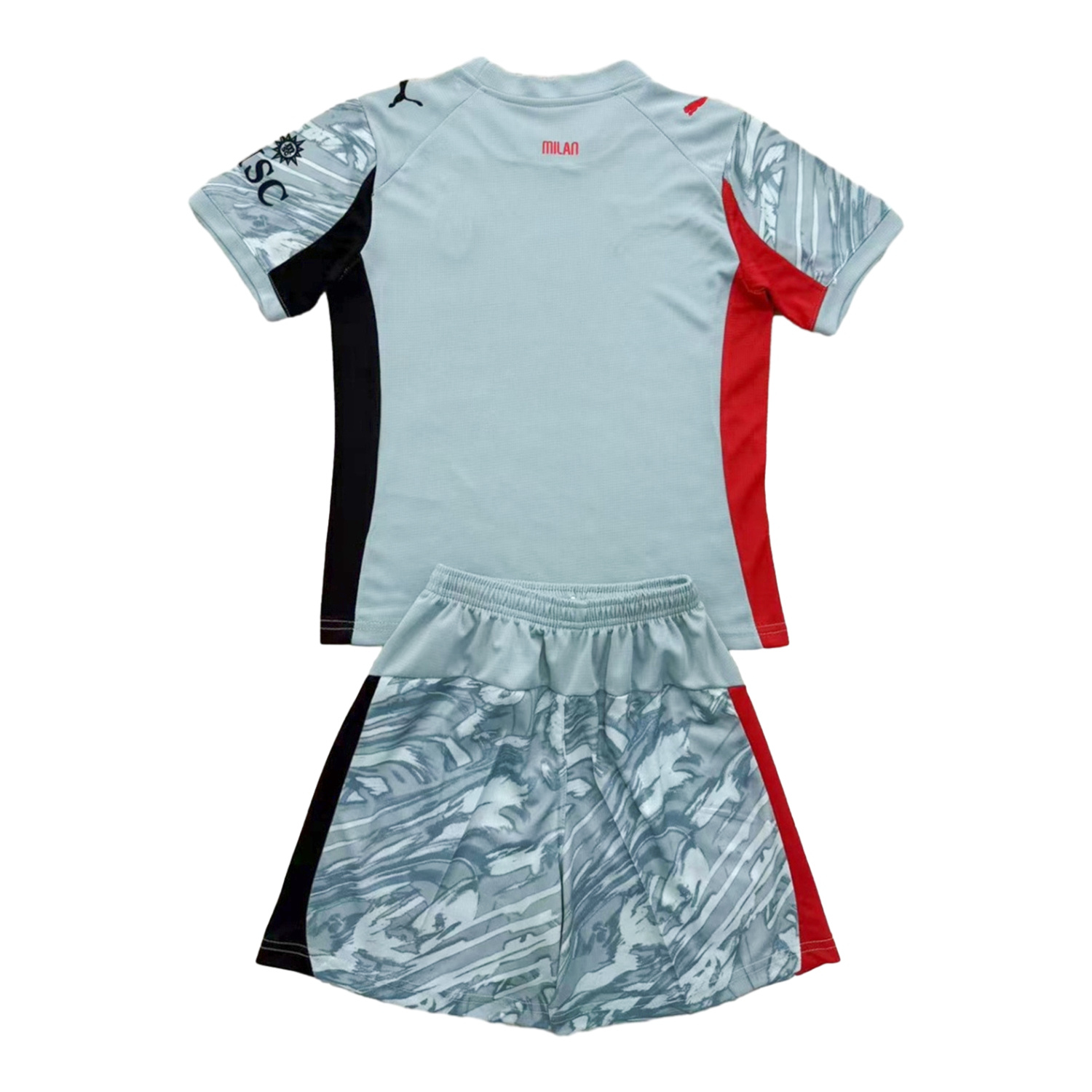 AlphaJersey-AC Milan 25-26 Blue Goalkeeper Kids Kit