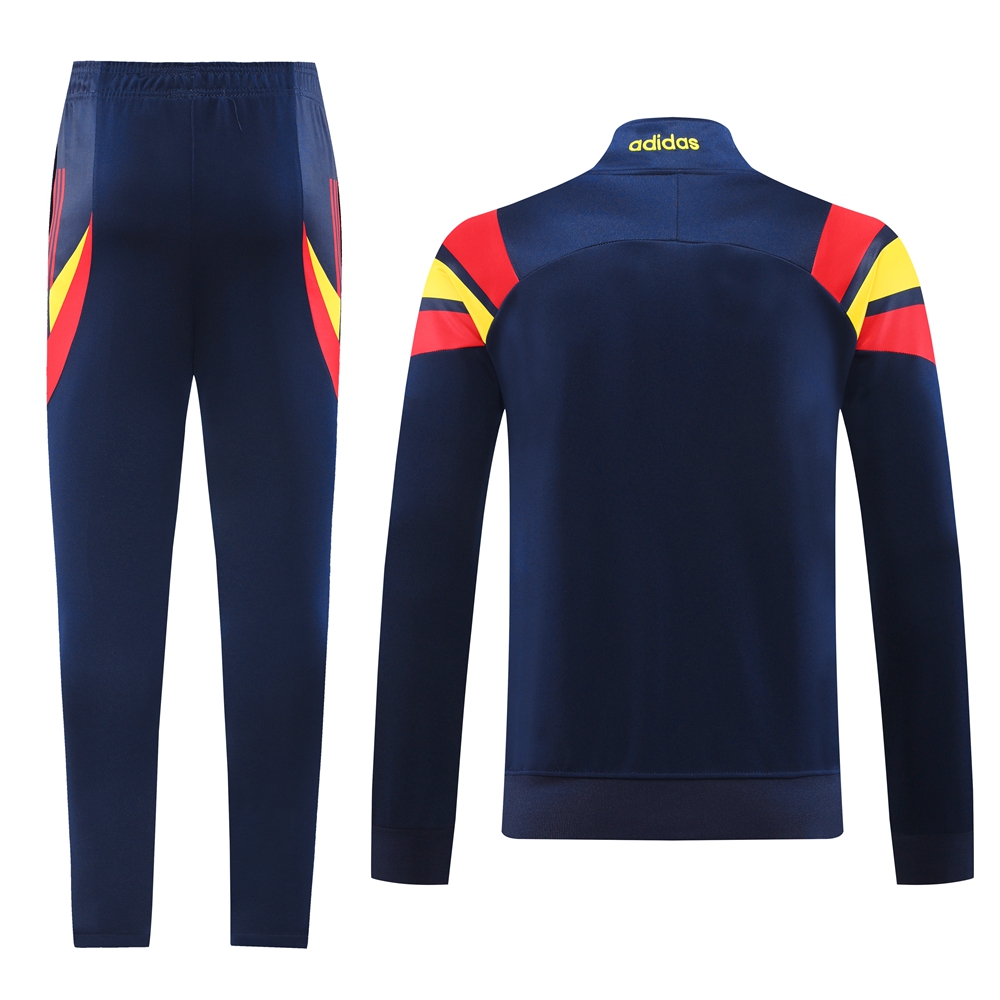 AlphaJersey-Spain 2024 Jacket Training Tracksuit - Deep Blue