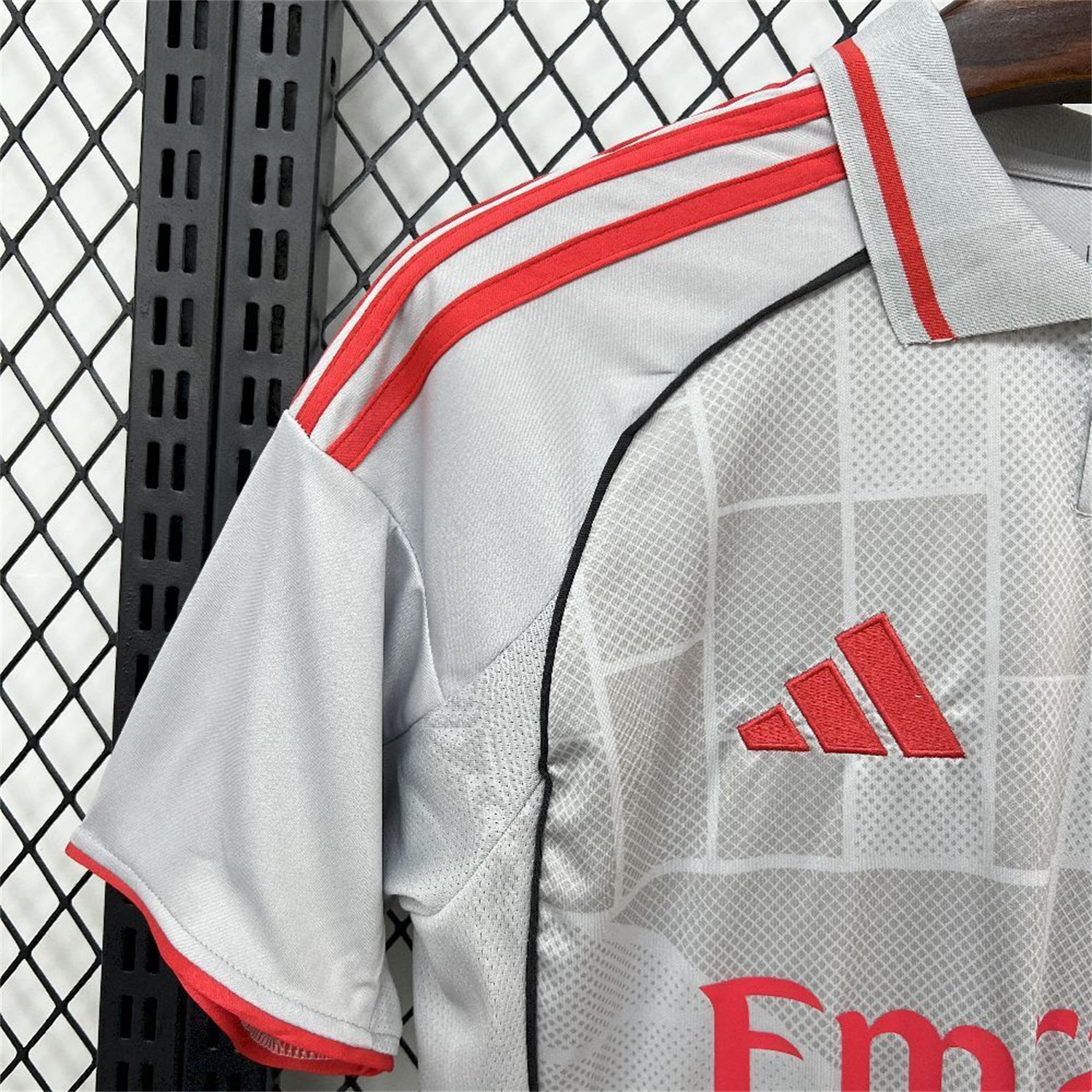AlphaJersey-Lyon 25-26 Third Grey Jersey - Fans Version