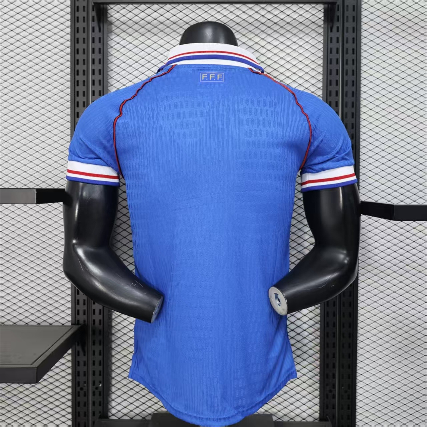 AlphaJersey-Retro France 1998 Home Blue Jersey - Player Version