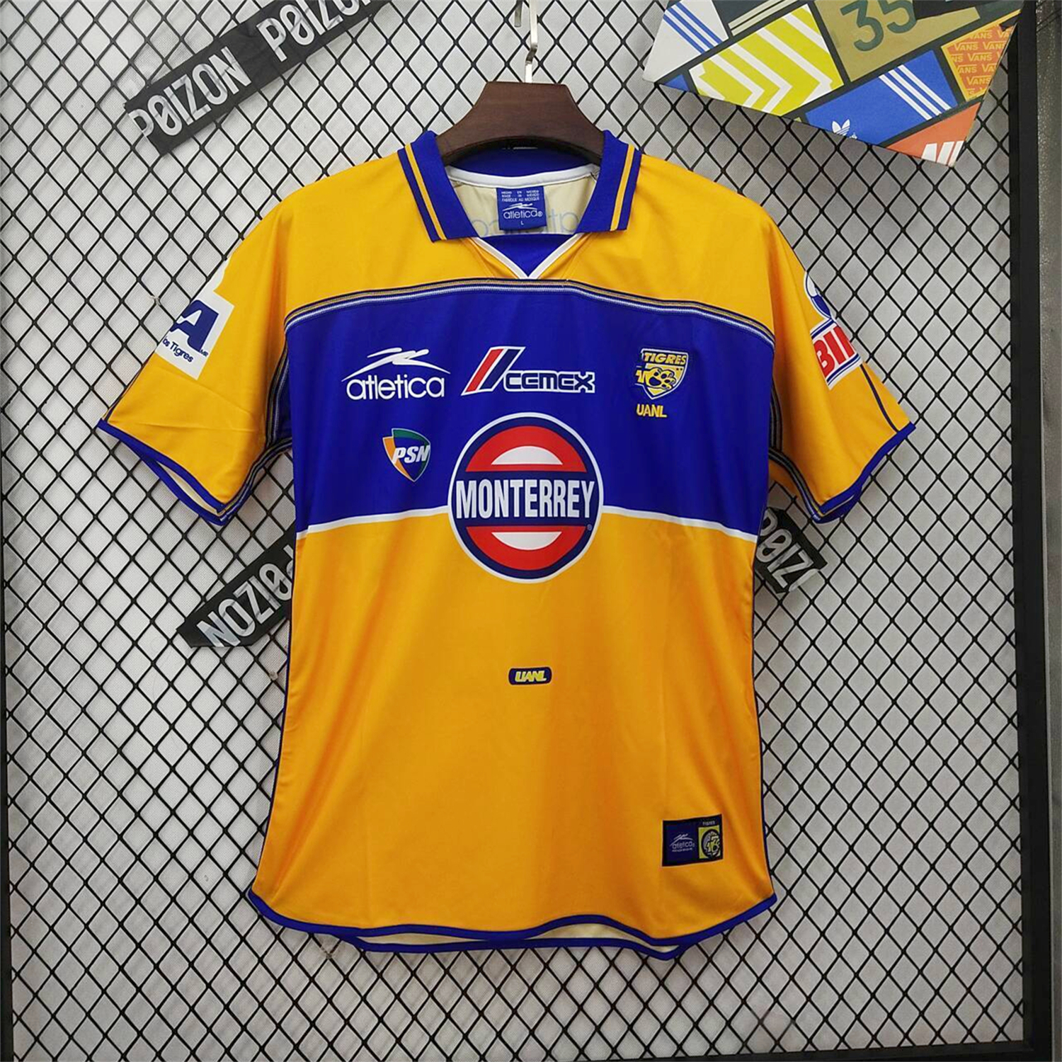 AlphaJersey-Retro Tigres UANL 2000-01 Home Jersey