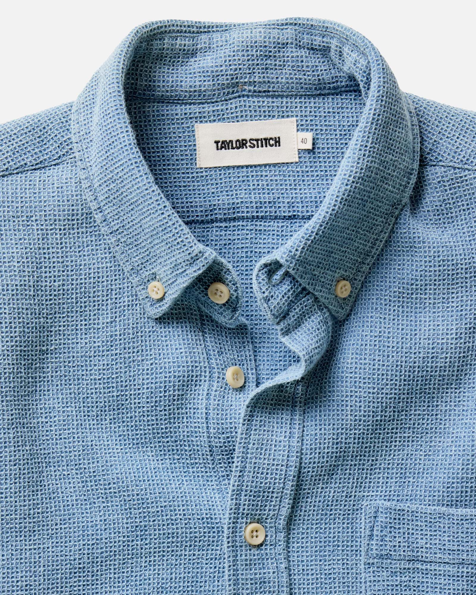 The Jack in Washed Indigo Waffle | Modern Menswear by yycbvcnbmmnbm