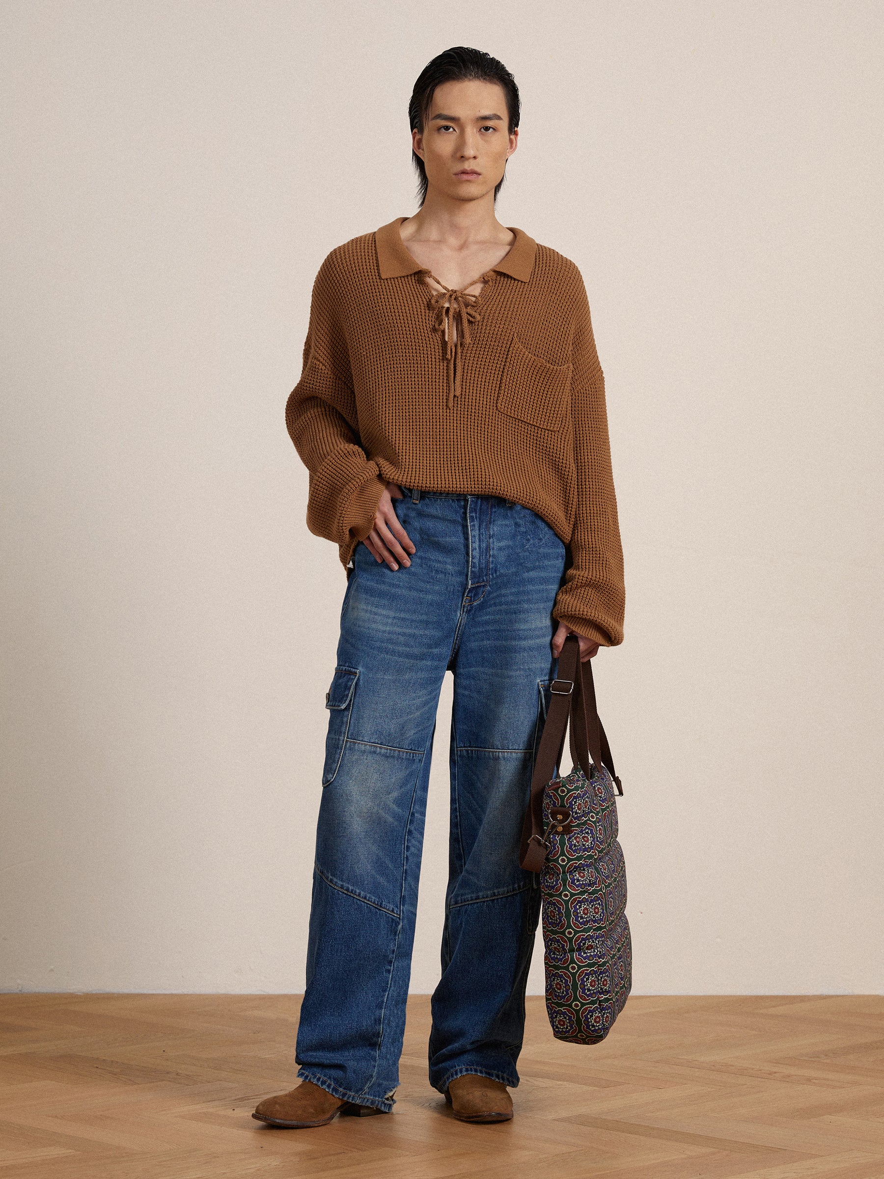 Siwa Cargo Paneled Jeans | Modern Menswear by yycbvcnbmmnbm