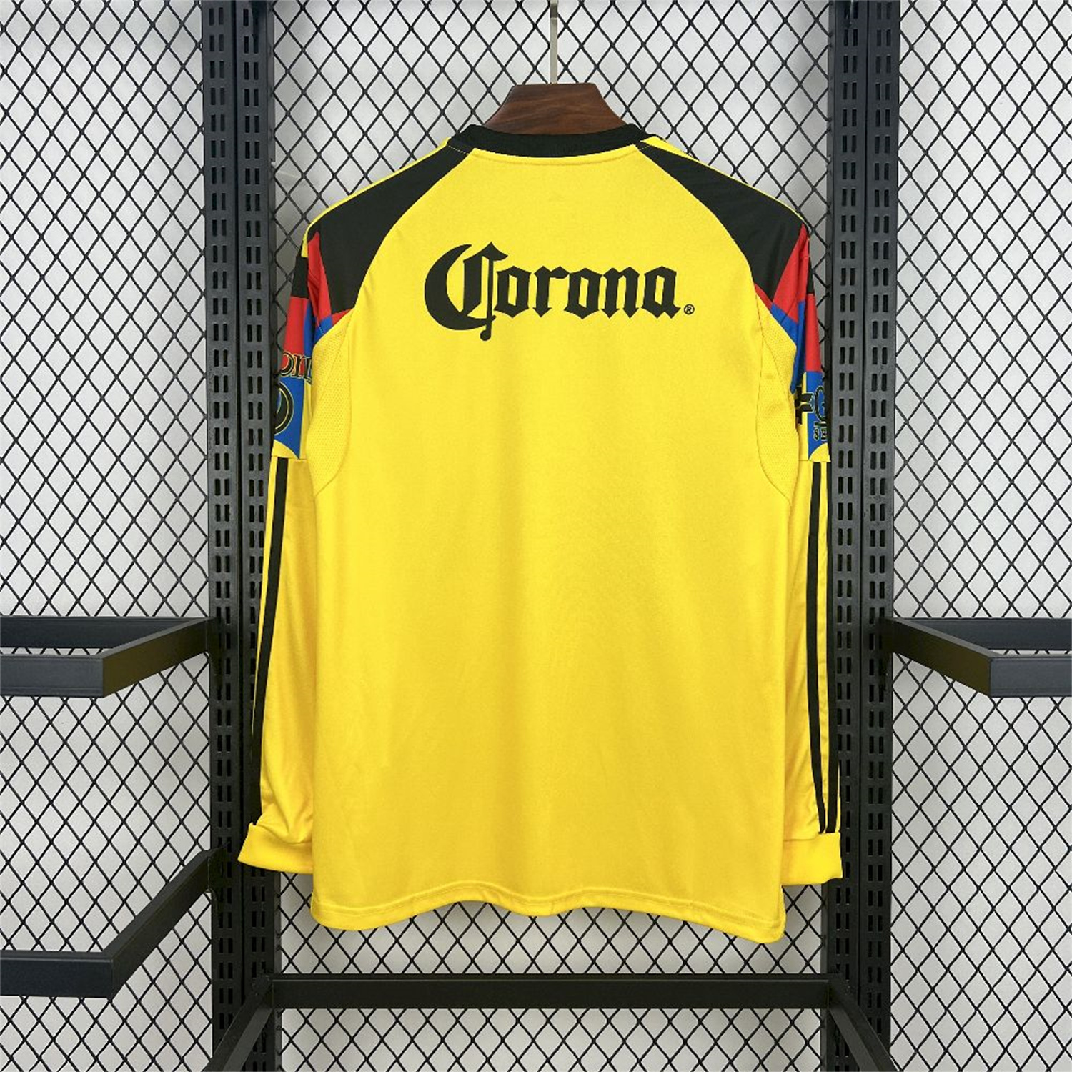 AlphaJersey-Club América 25-26 Home Yellow Long Sleeves Jersey - Fans Version