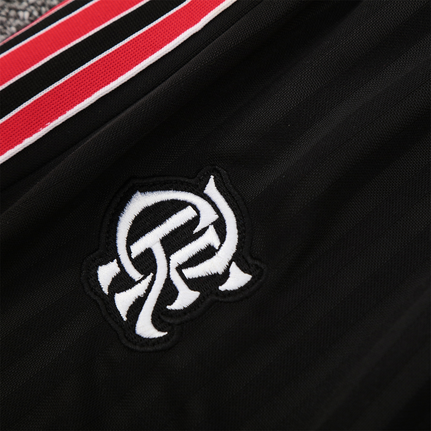 AlphaJersey-Flamengo 25-26 Short-Sleeve Training Set - Red Top & Black Shorts