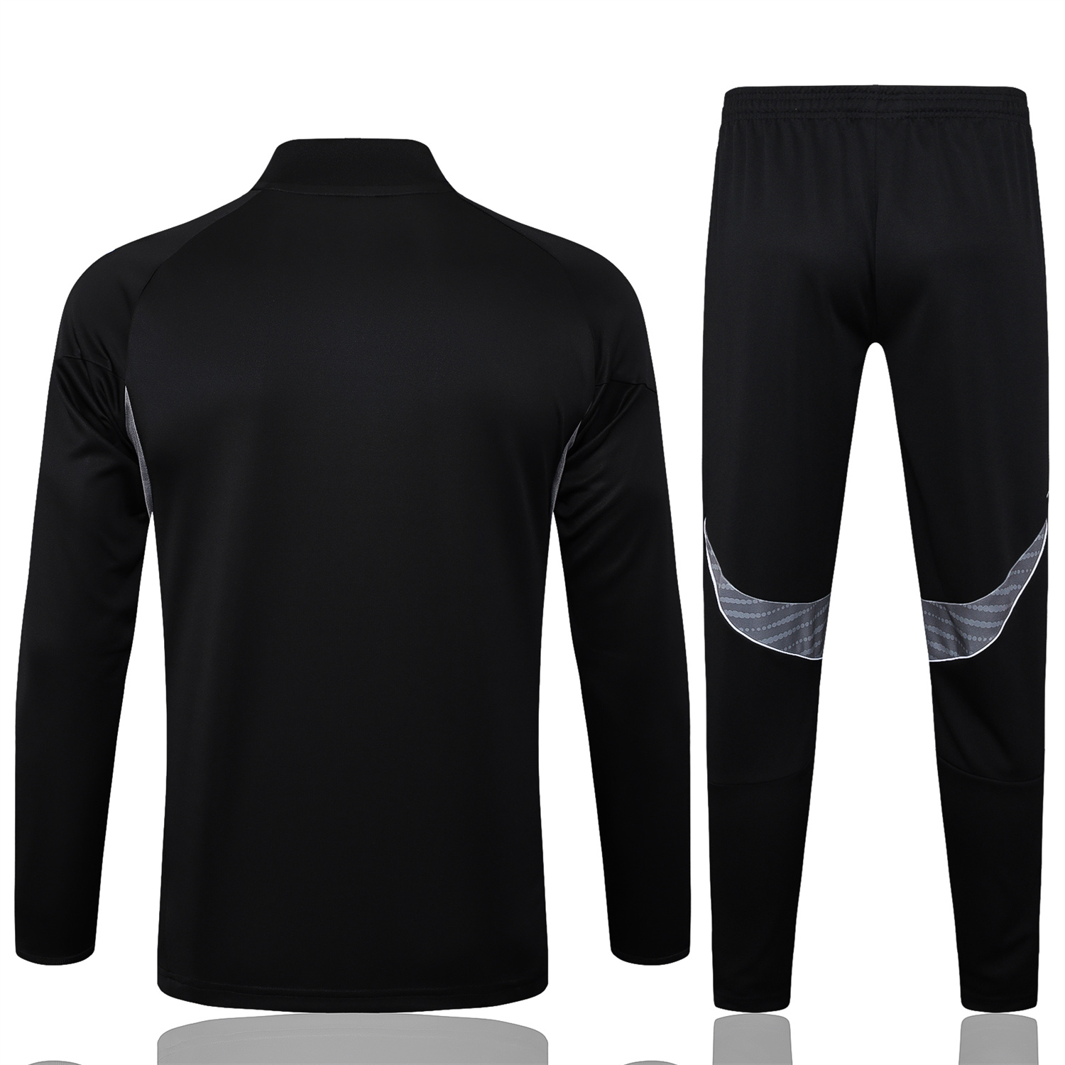 AlphaJersey-INT M.A.M 25-26 Long Sleeves Training Set - Black Top & Black Pants