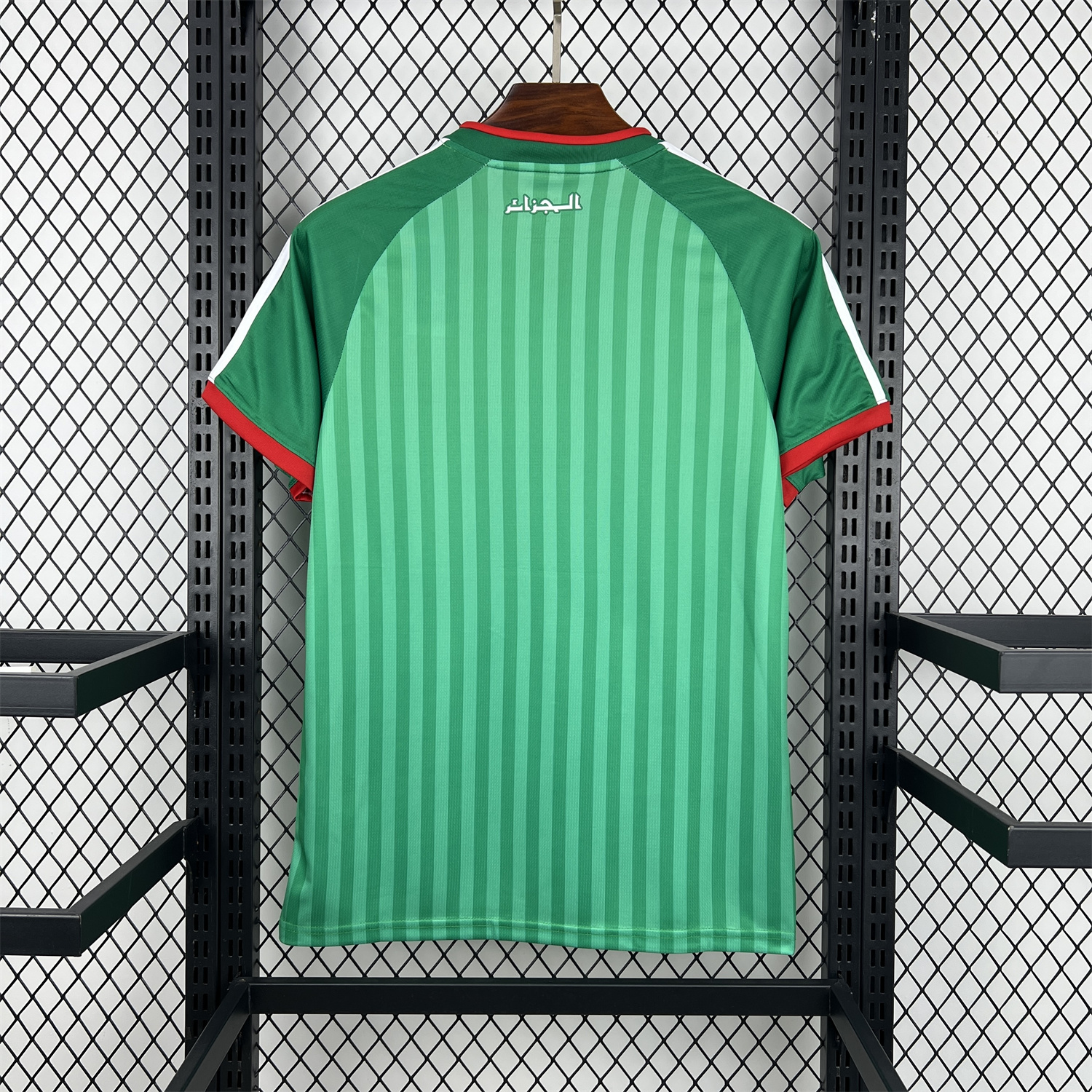 AlphaJersey-Algeria 2026 Away Green Jersey - Fans Version