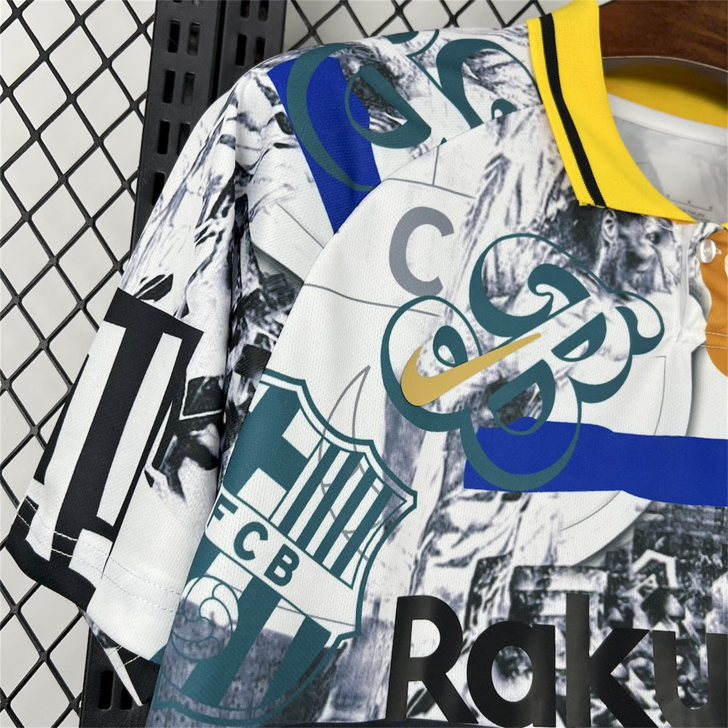 AlphaJersey-Barcelona 25-26 Ronaldo & Messi White Special Jersey - Fans Version