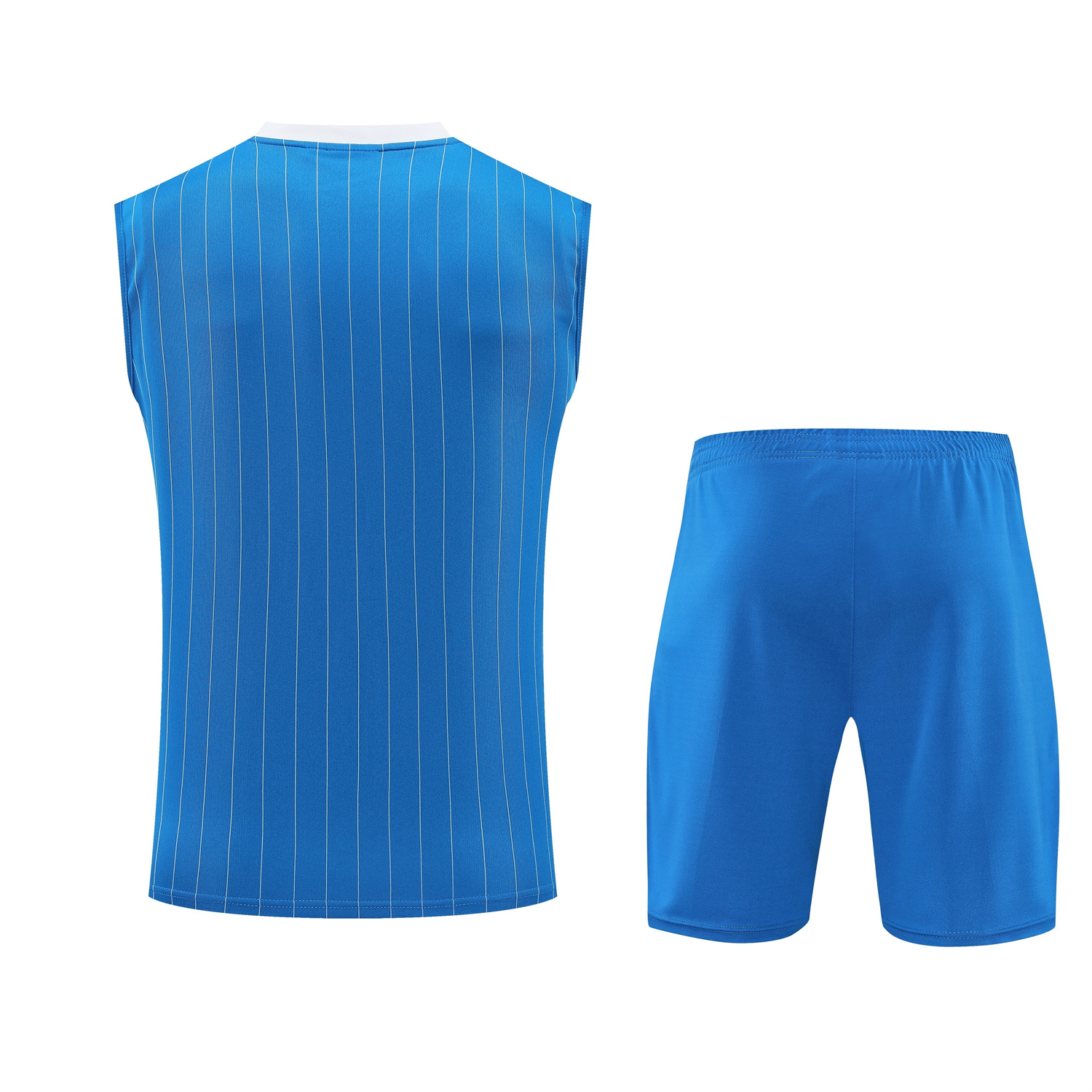 AlphaJersey-Real Madrid 25-26 Vest Training Set - Blue Vest & Blue Shorts