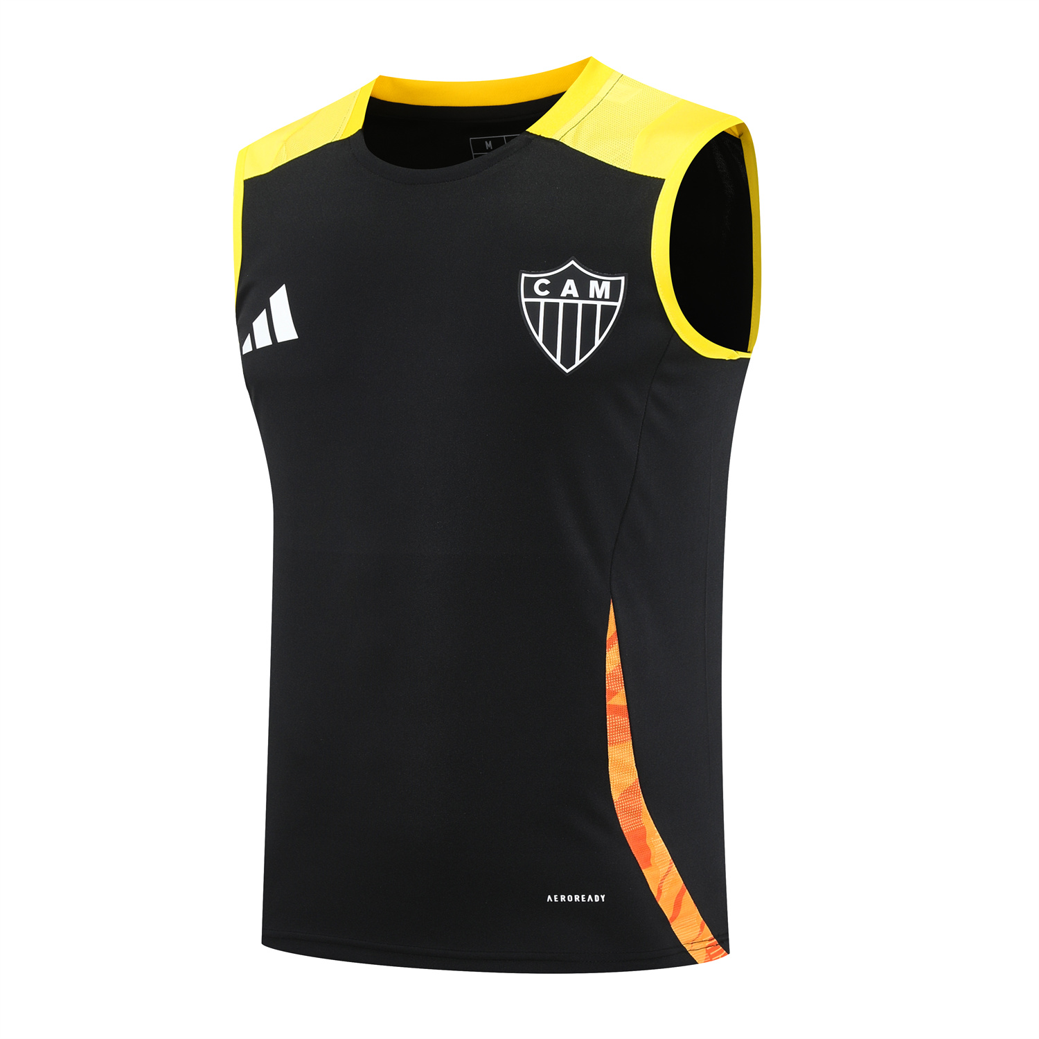 AlphaJersey-Atletico Mineiro 25-26 Vest Training Set - Black Vest With Black Shorts