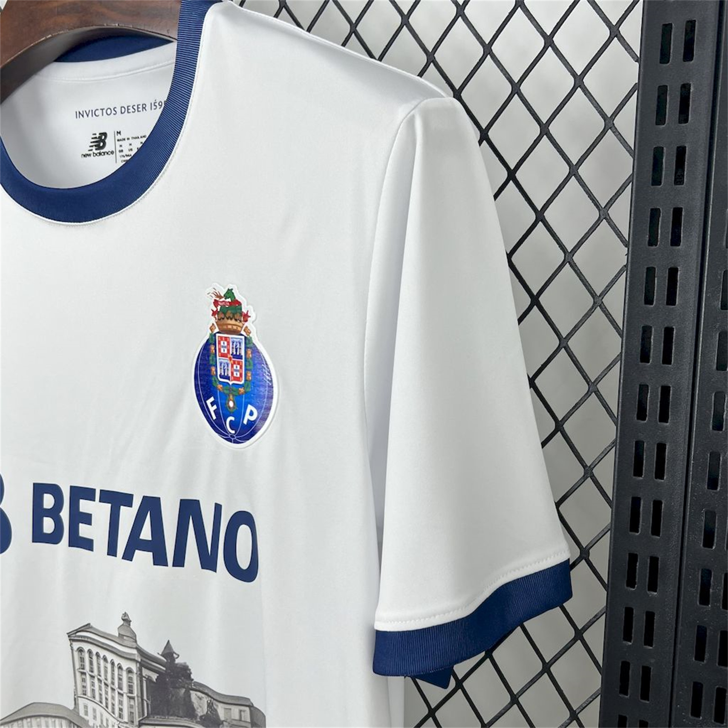 AlphaJersey-Porto 25-26 Black City Silhouette White Special Jersey - Fans Version