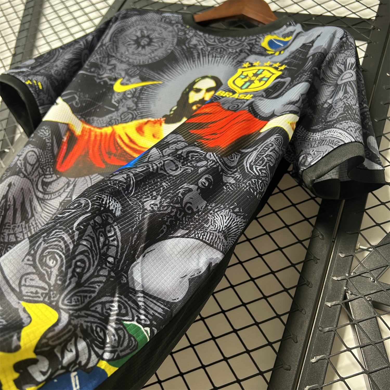 AlphaJersey-Brazil 25-26 Colorful Jesus Statue Special Jersey - Fans Version