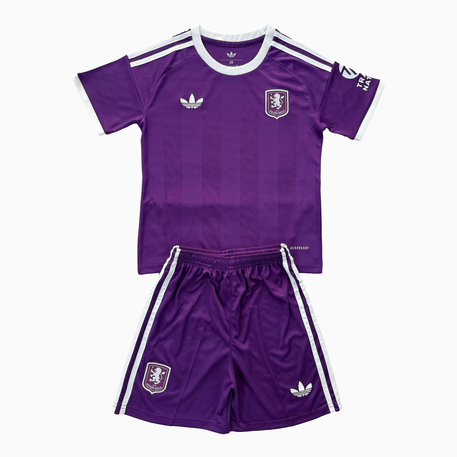 AlphaJersey-Aston Villa 25-26 Purple Goalkeeper Kids Kit