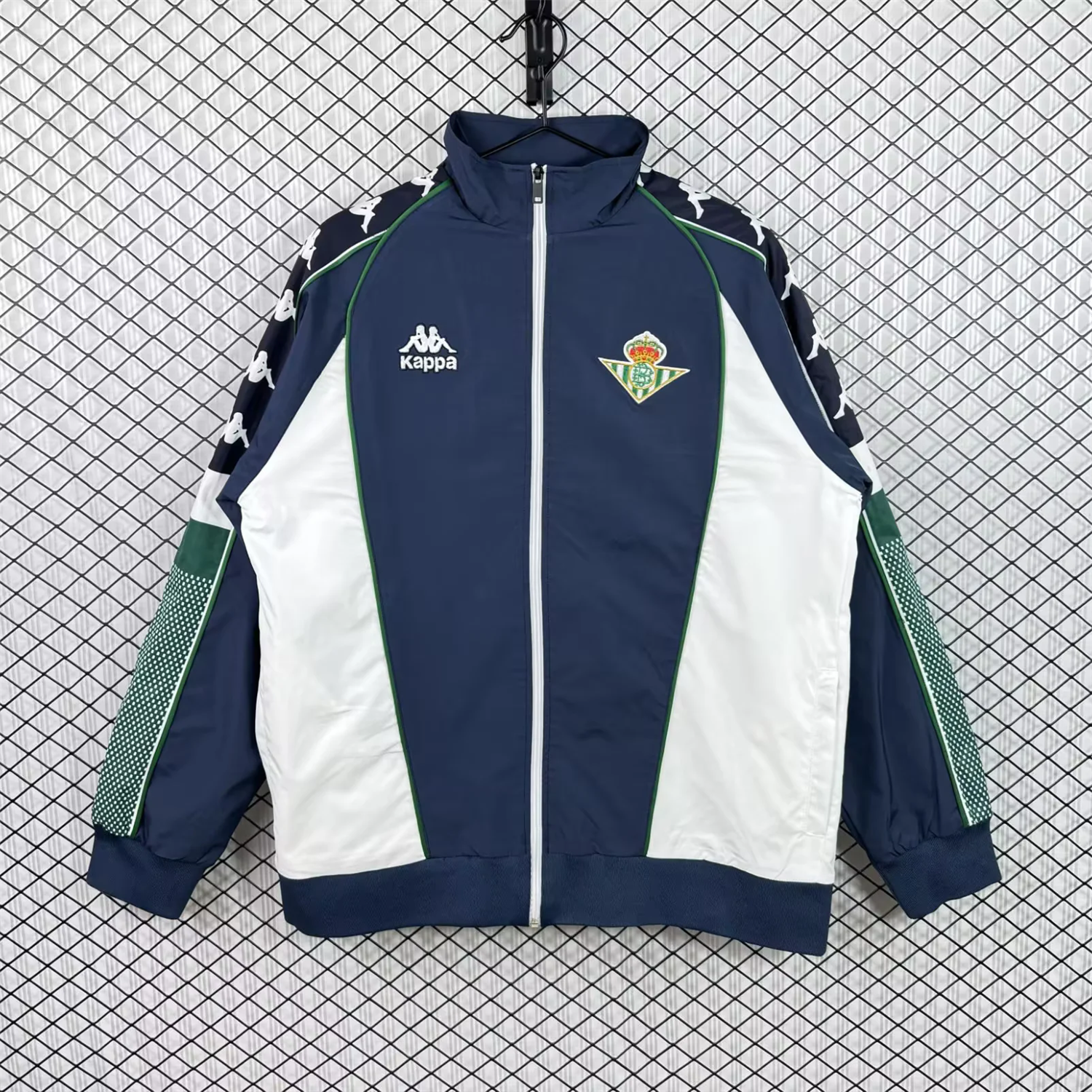AlphaJersey-Retro Real Betis 1997-98 Deep Blue And White Windbreaker