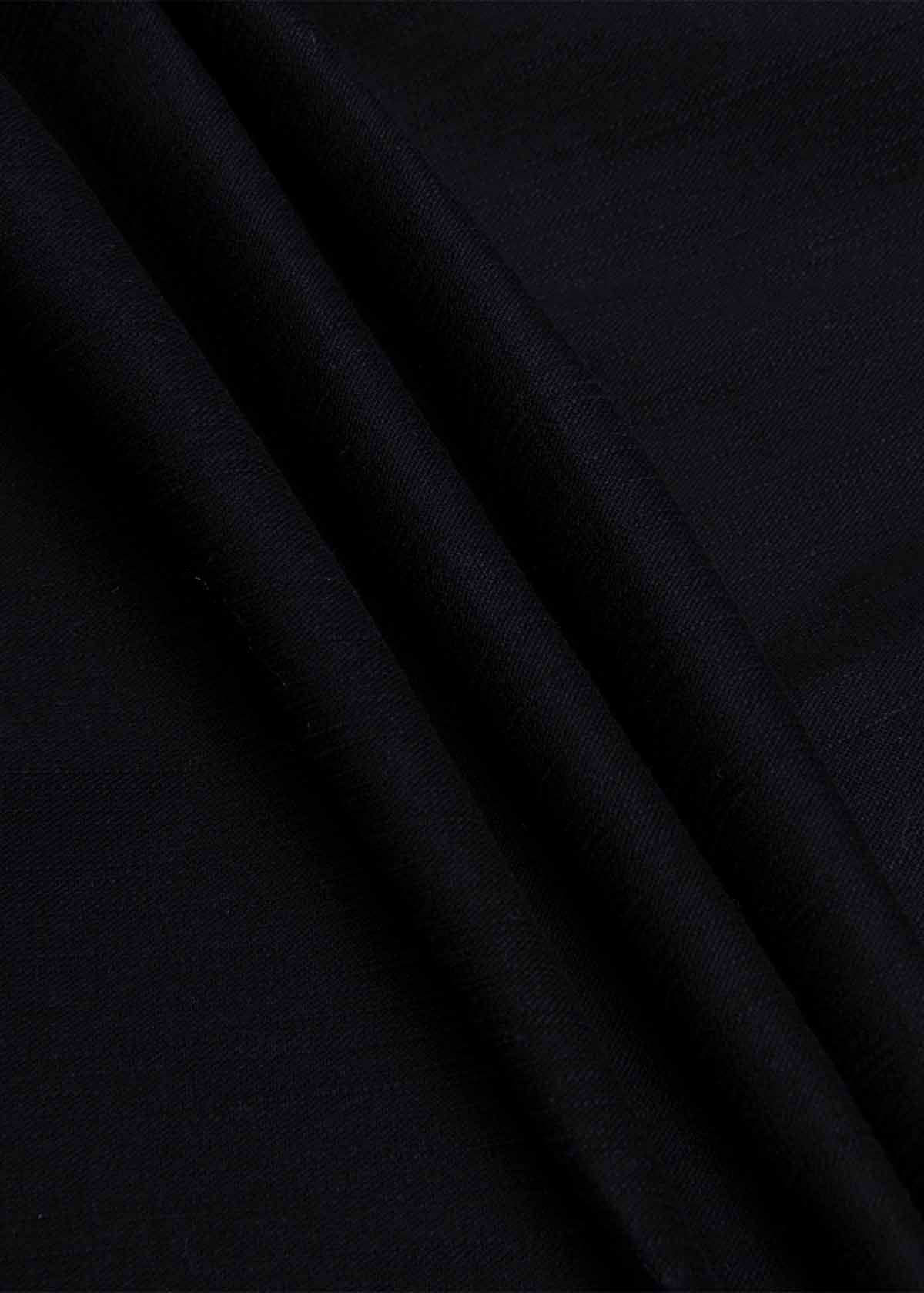 Black Ring Spun Shirt | Modern Menswear by yycbvcnbmmnbm