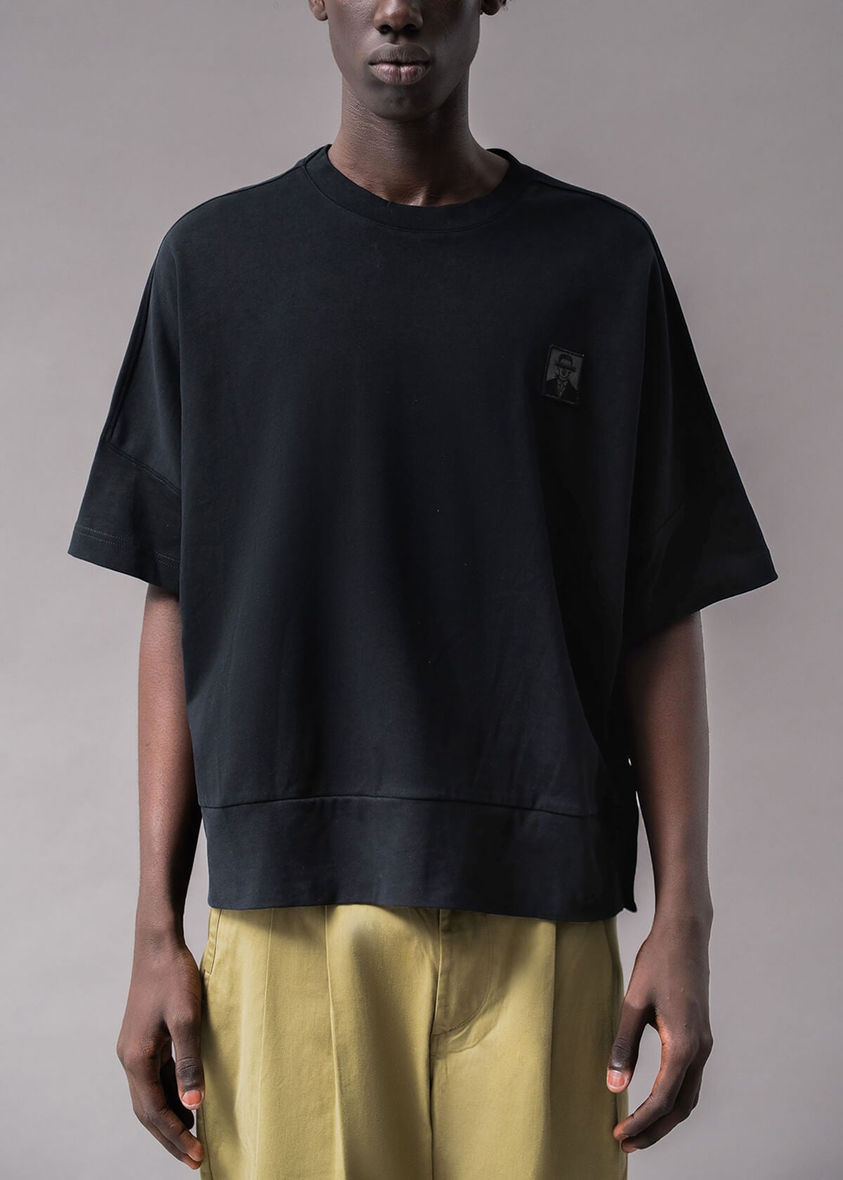 Italian Aviator Tee Black | Modern Menswear by yycbvcnbmmnbm