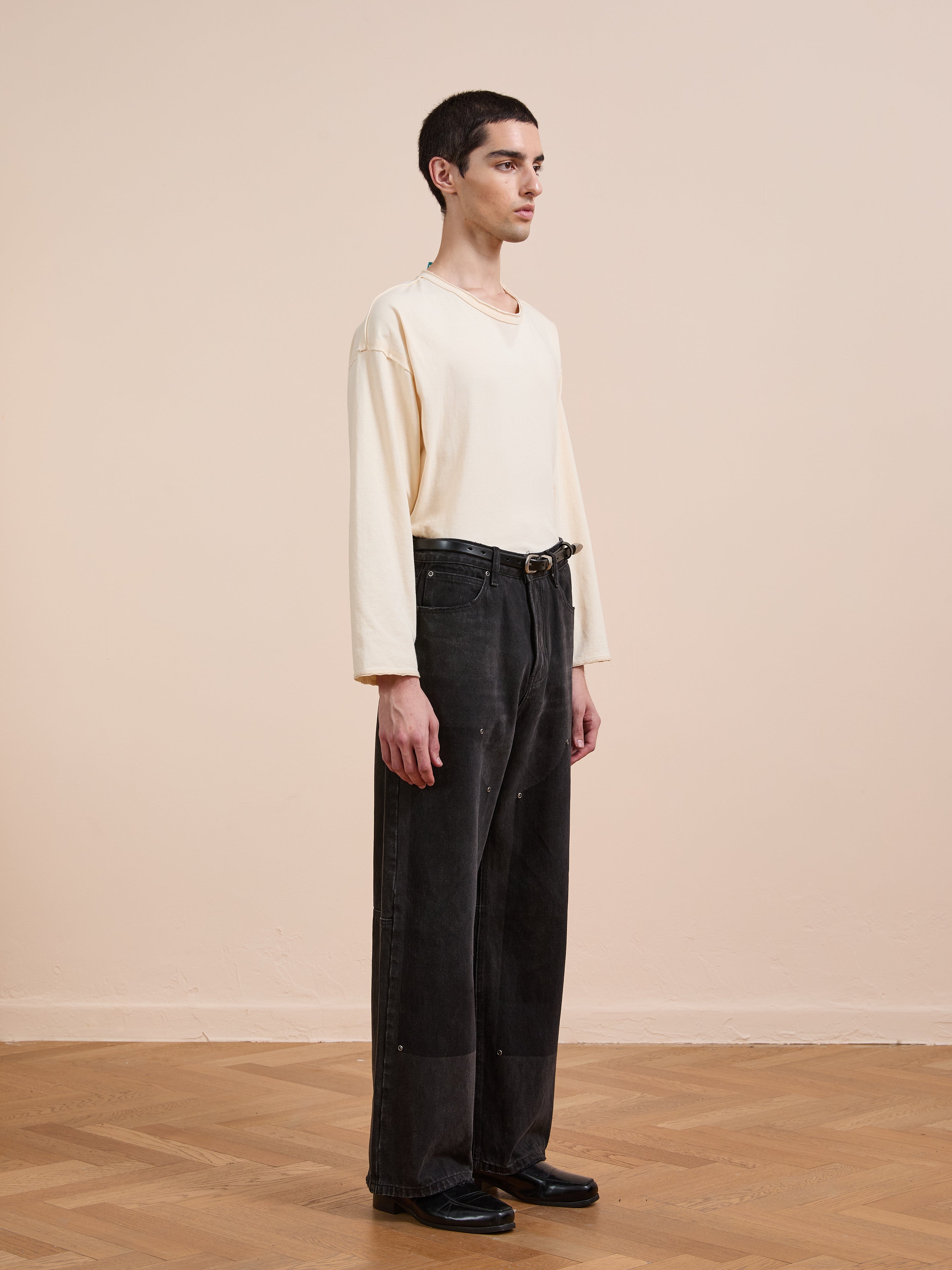 Double Knee Carpenter Jeans | Modern Menswear by yycbvcnbmmnbm