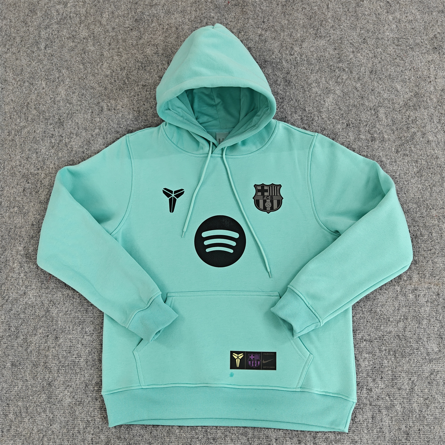 AlphaJersey-Barcelona 25-26 KB Logo Unisex Pullover Hoodie