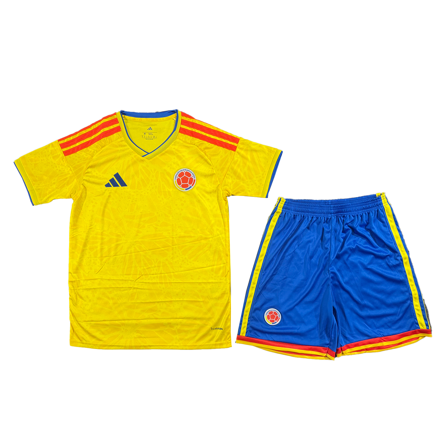 AlphaJersey-Colombia 2026 Home Men's Adult Jersey Set - Fans Version