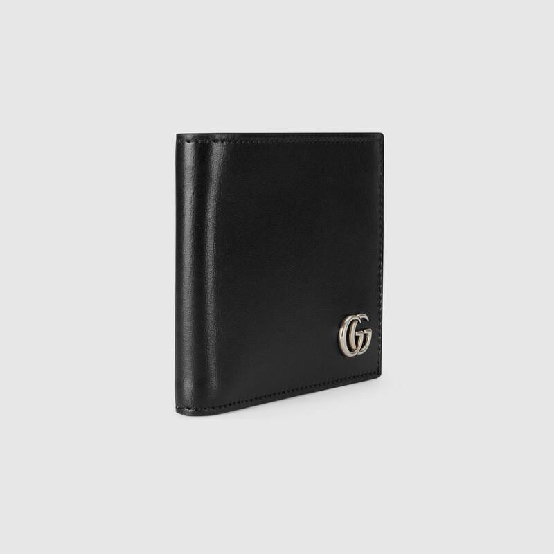 GG Marmont系列皮革双折钱包