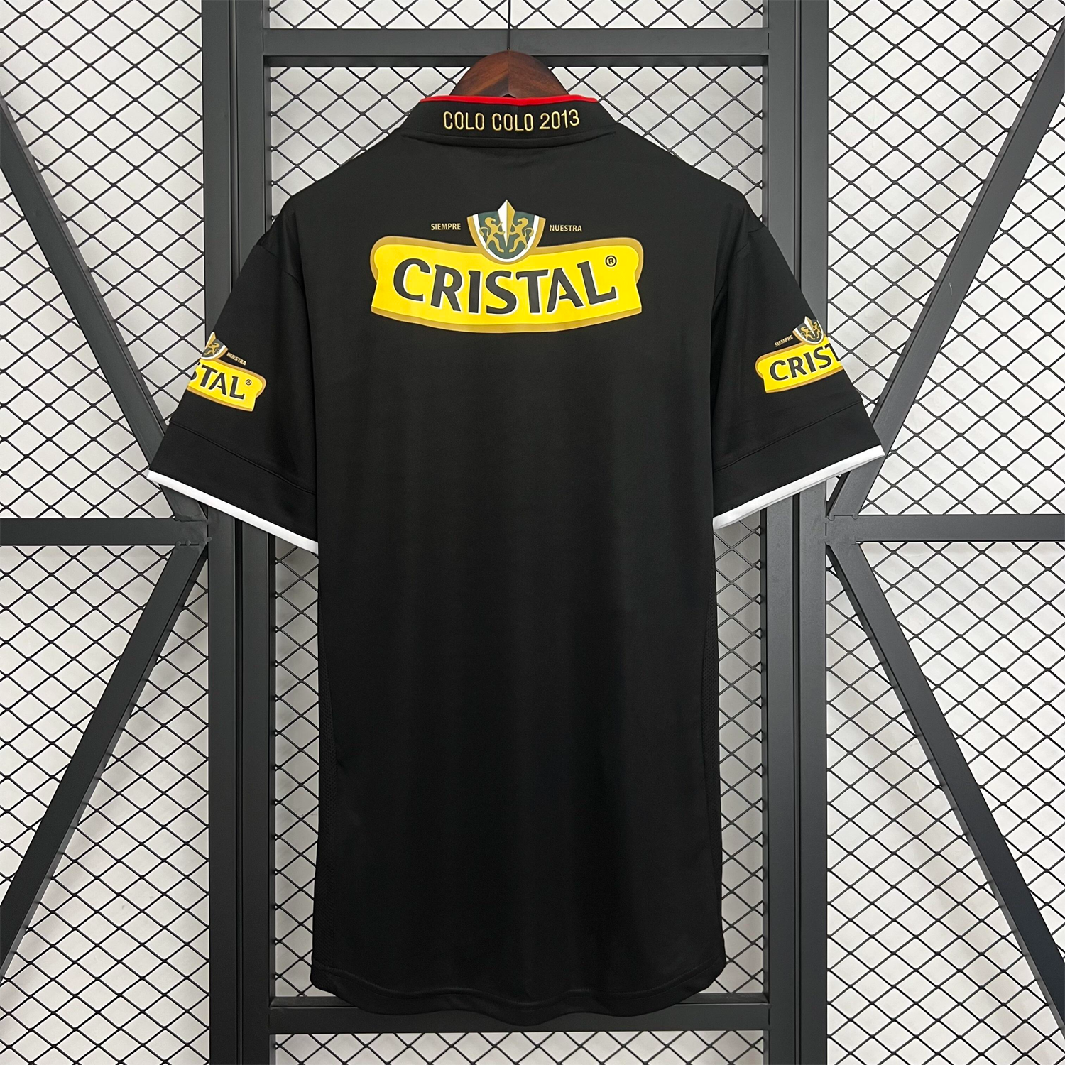 AlphaJersey-Retro Colo Colo 2013 Away Black Jersey