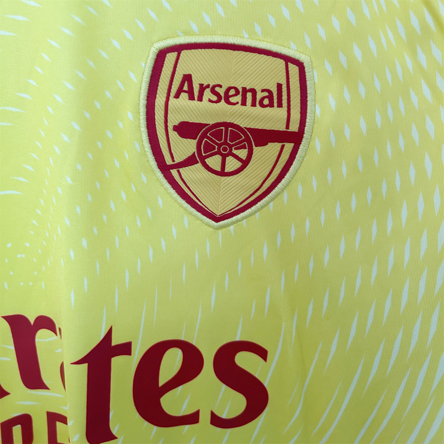 AlphaJersey-Arsenal 25-26 Yellow Goalkeeper Jersey - Fans Version