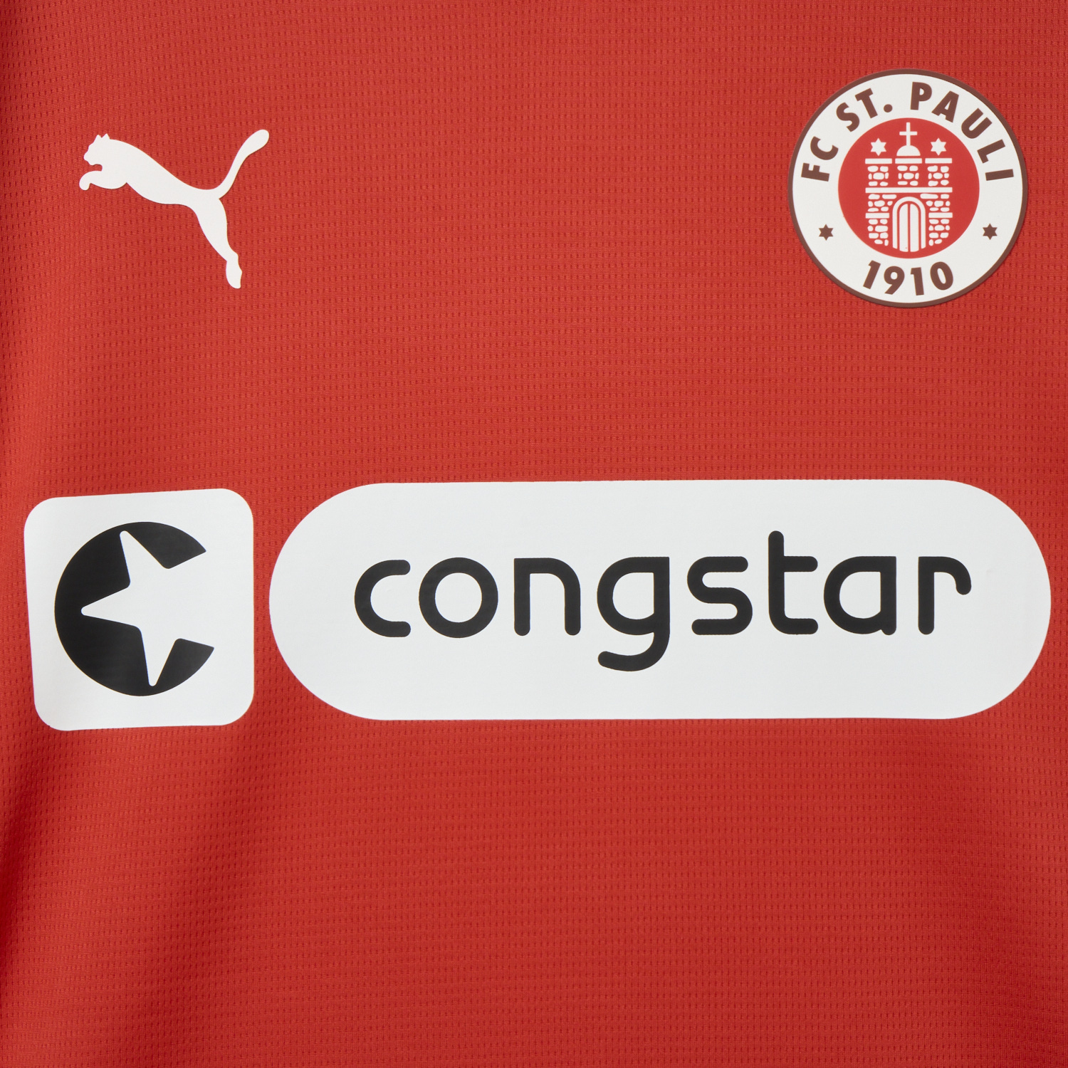 AlphaJersey-St. Pauli 25-26 Fourth Red Jersey - Fans Version