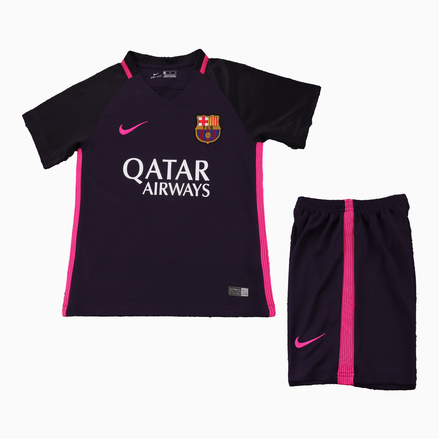 AlphaJersey-Retro Barcelona 2016-17 Away Kids Kit