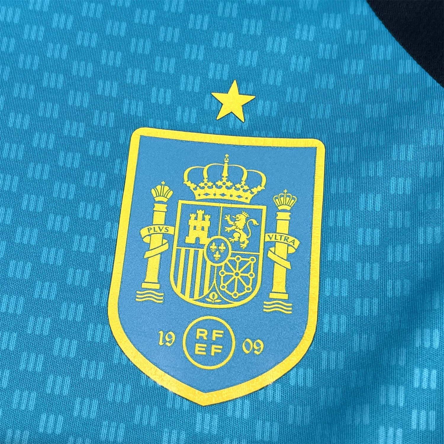 AlphaJersey-Spain 2026 Lake Blue Pre-Match Training Jersey - Fans Version