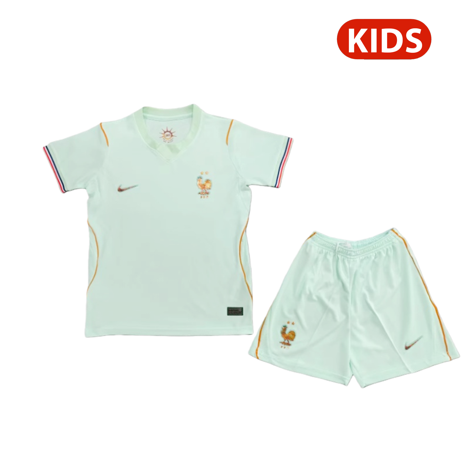 AlphaJersey-France 25-26 Away Mint Green Kids Kit