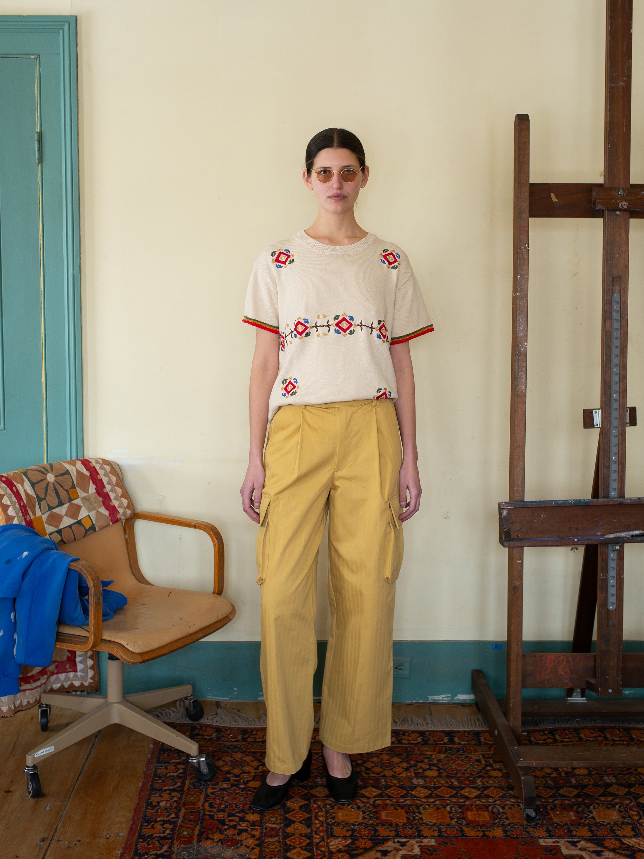 Knit Flower Petal Tee | Modern Menswear by yycbvcnbmmnbm
