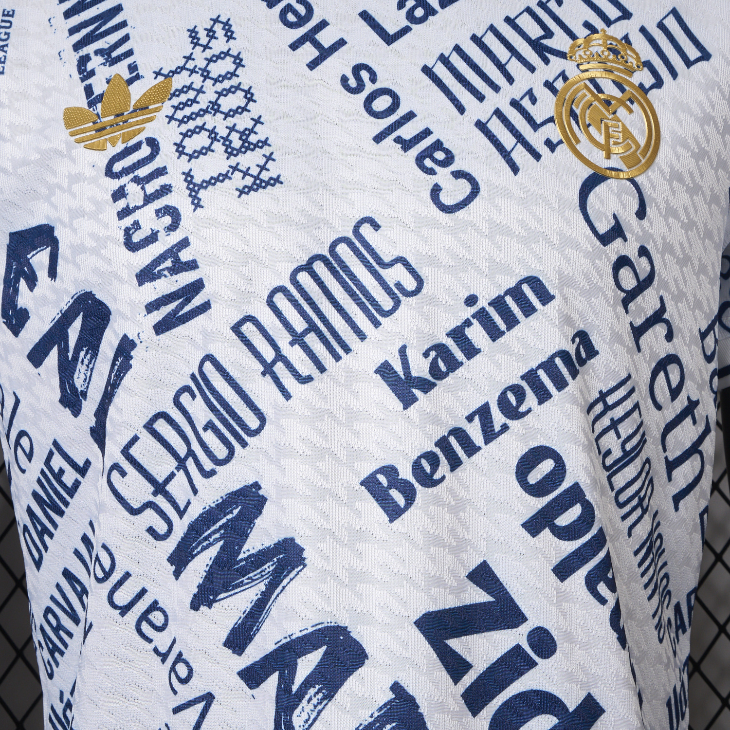AlphaJersey-Real Madrid 25-26 Graffiti Of Football Star Names Special Jersey - Player Version