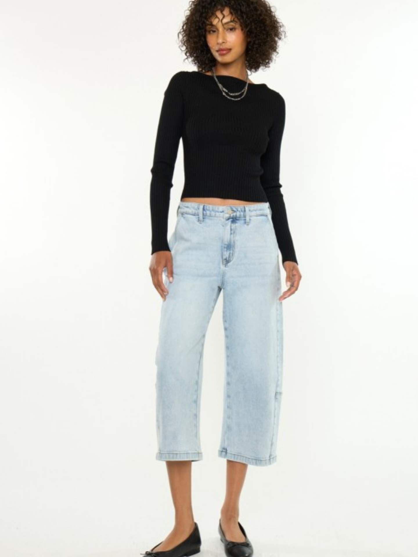 Capri Barrel Denim | Elegant Women's Fashion by coolavocek