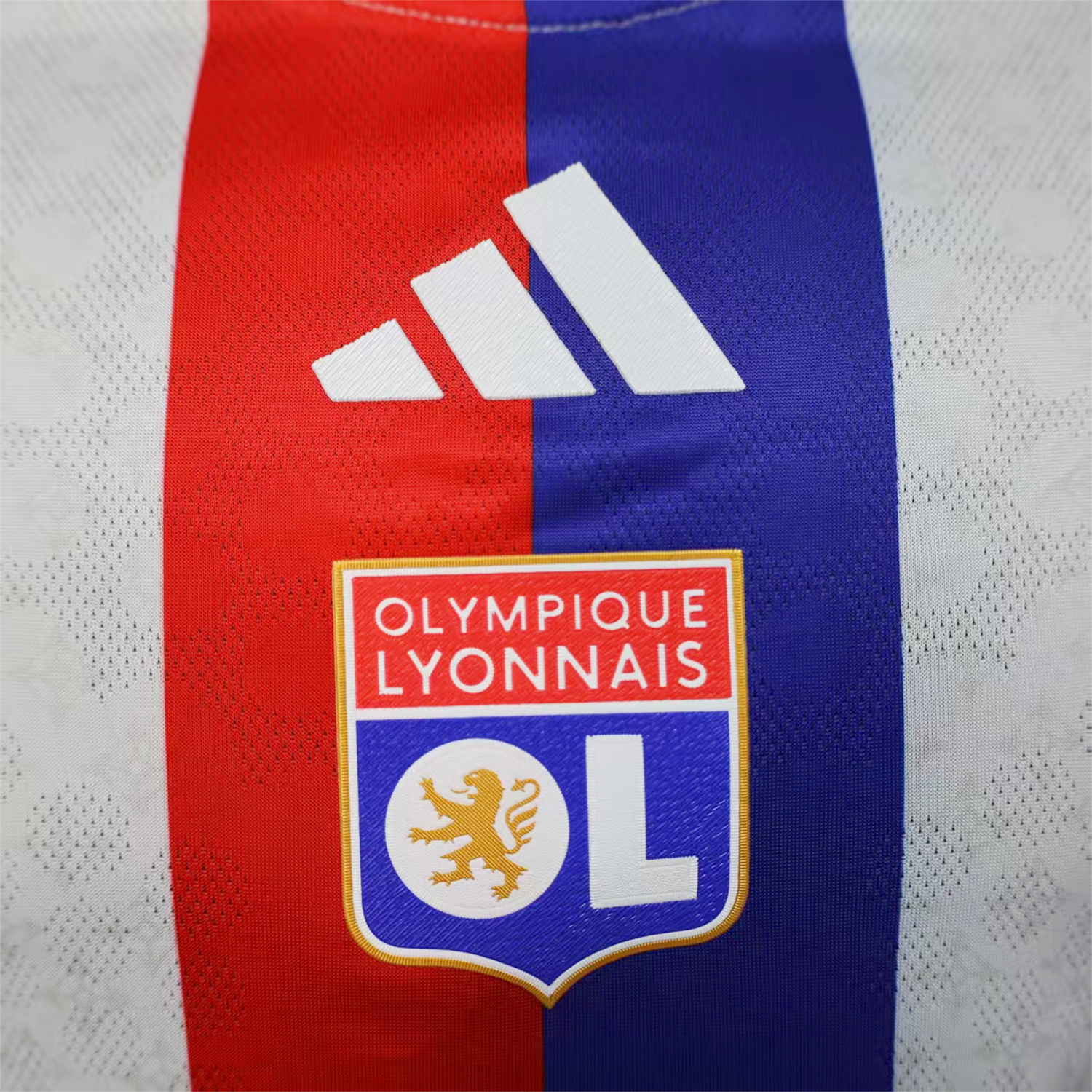 AlphaJersey-Olympique Lyonnais Lyon 25-26 Home White Jersey - Player Version
