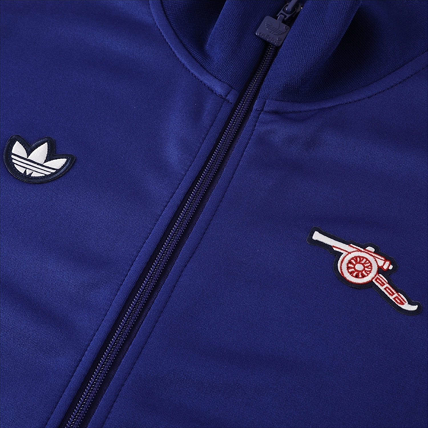 AlphaJersey-Arsenal 25-26 Throwback Trefoil Jacket Training Tracksuit - Royal Blue Jackets & Pants